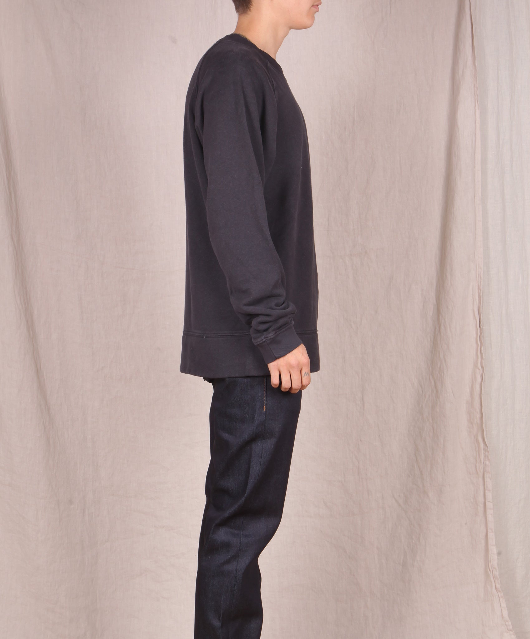 Jungmaven-Sierra Raglan Sweatshirt // Black