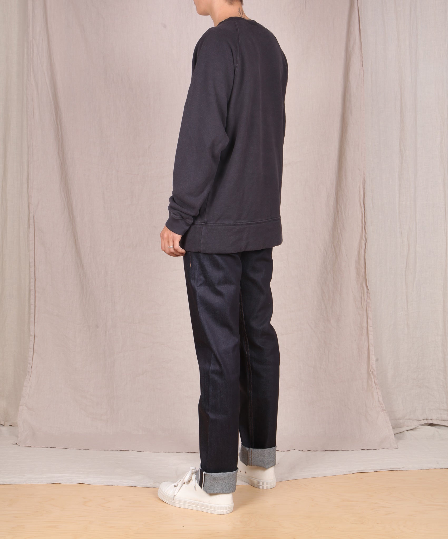 Jungmaven-Sierra Raglan Sweatshirt // Black