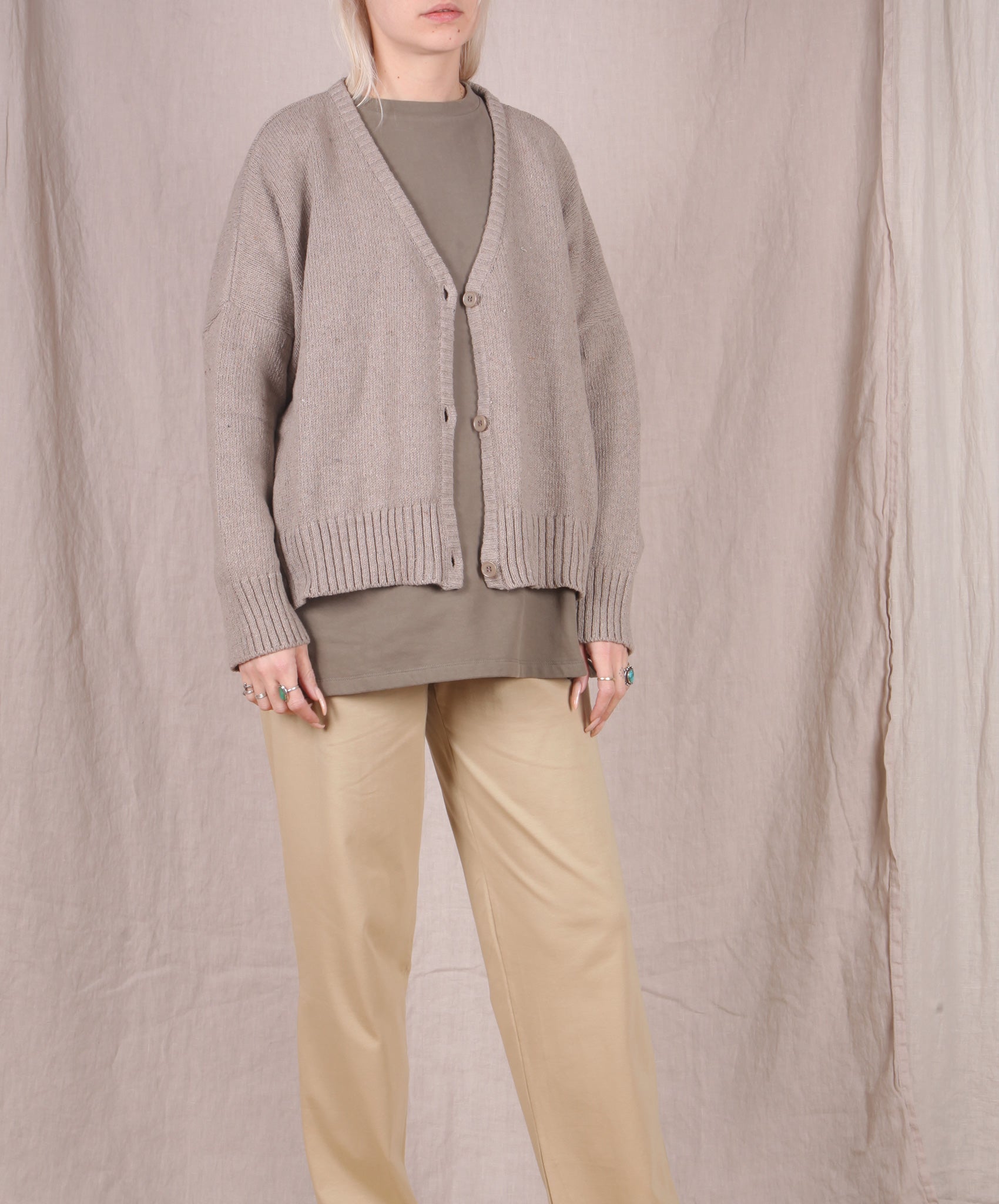 Beaumont Organic-Charis Cardigan // Mocha