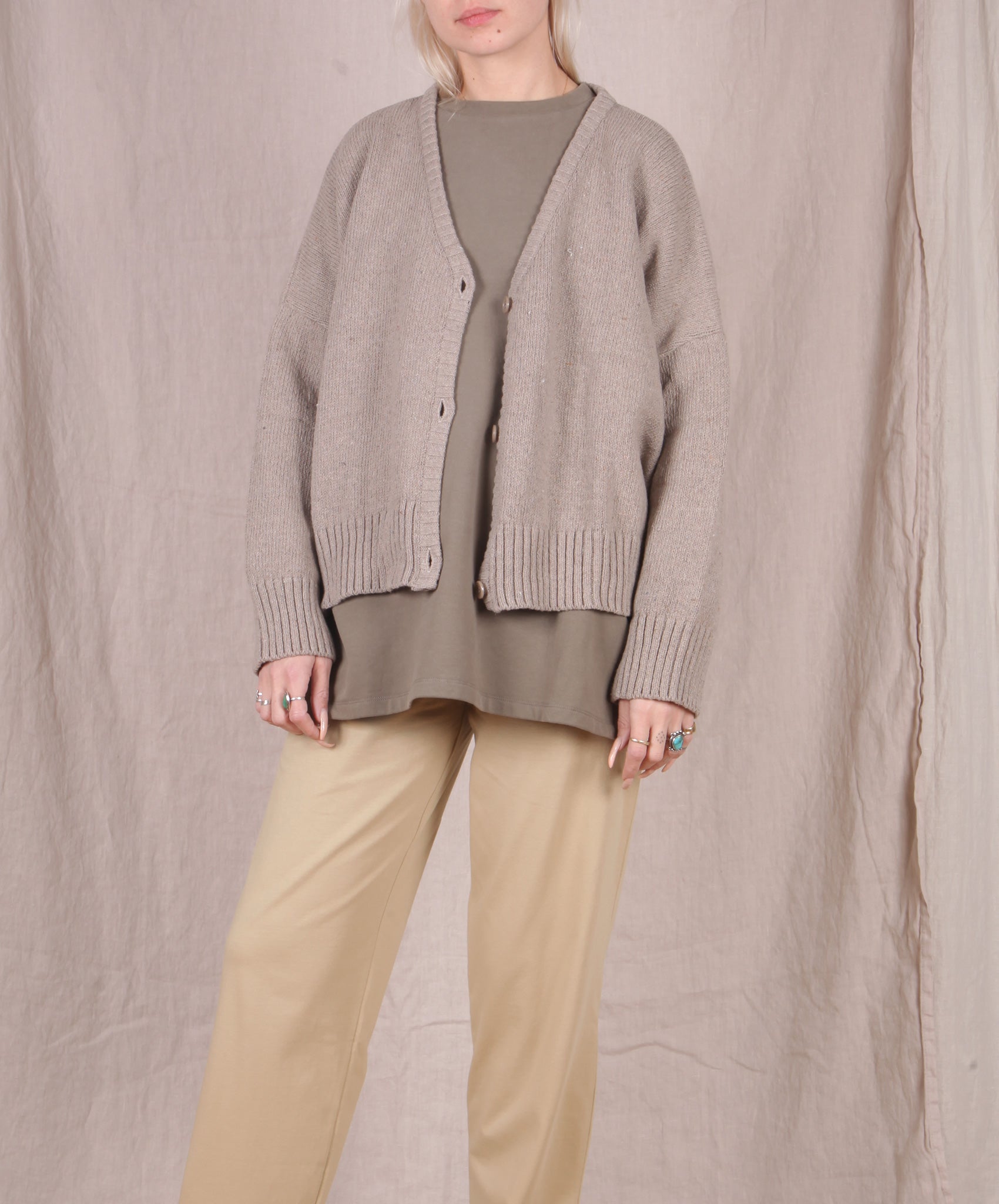 Beaumont Organic-Charis Cardigan // Mocha