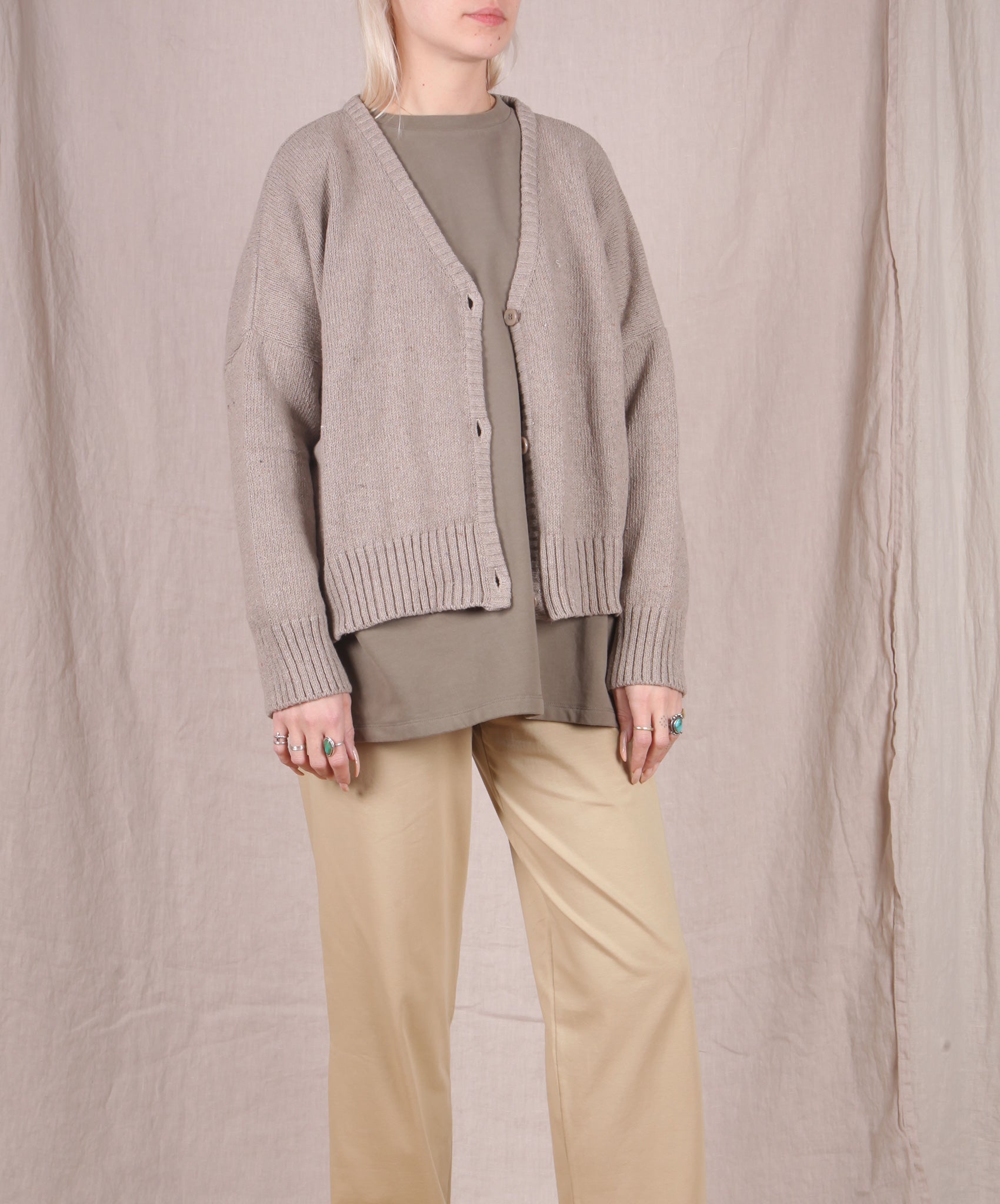 Beaumont Organic-Charis Cardigan // Mocha