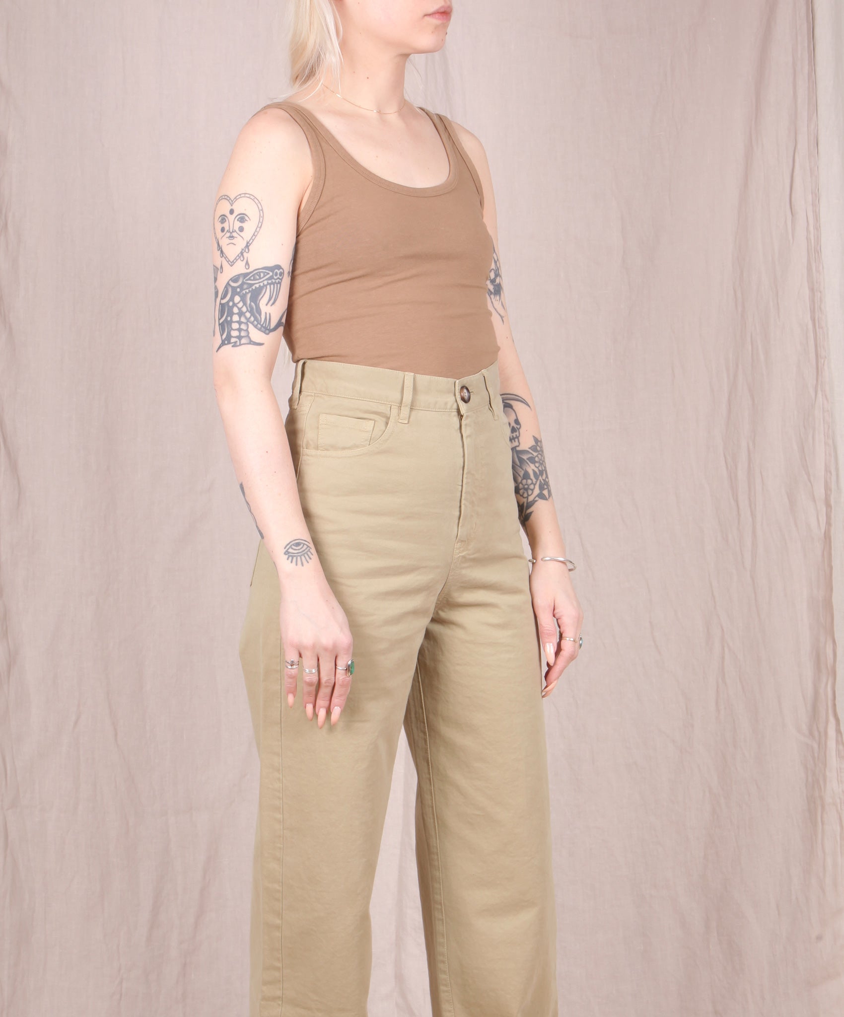 Jungmaven-Sporty Tank // Coyote