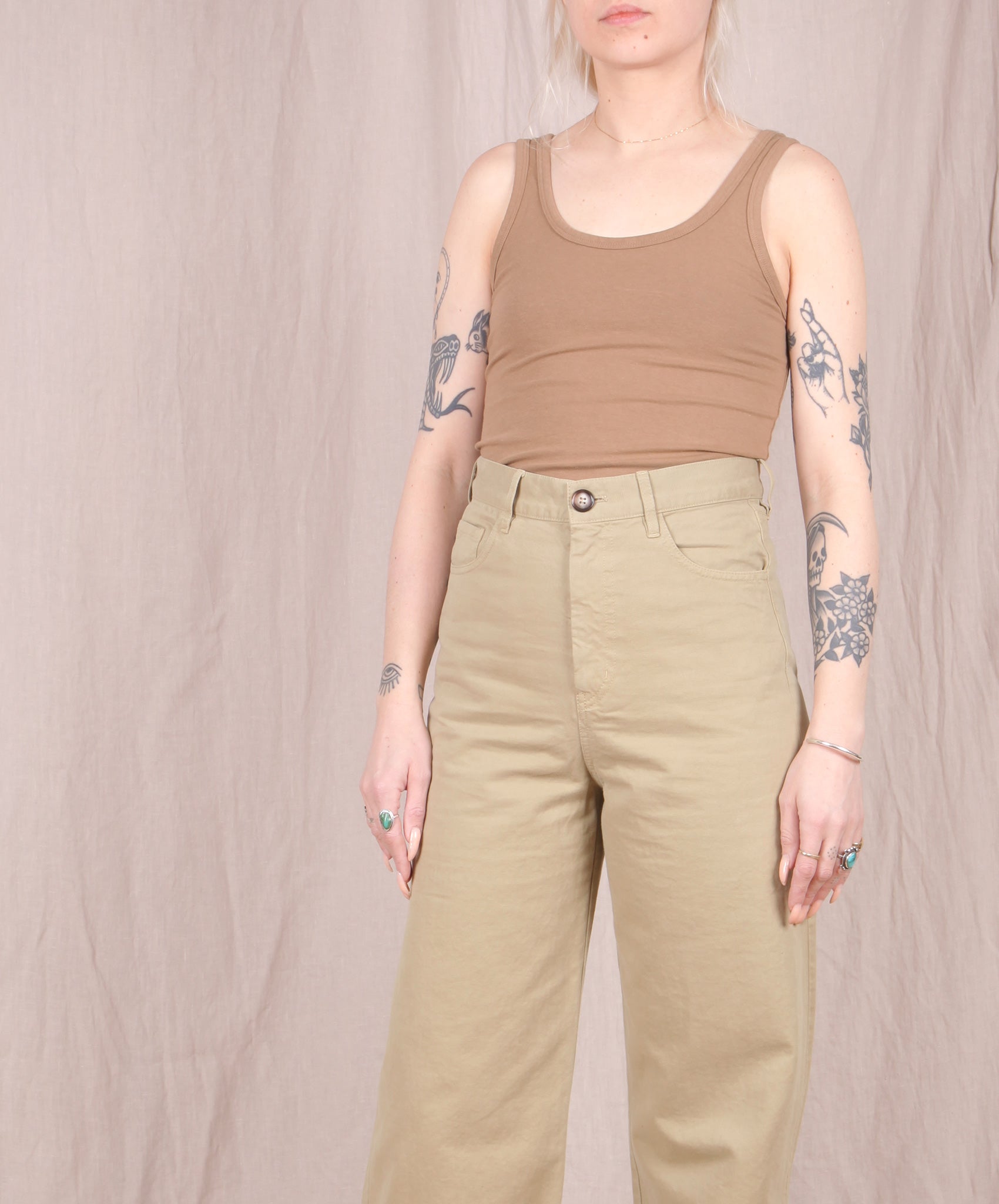 Jungmaven-Sporty Tank // Coyote