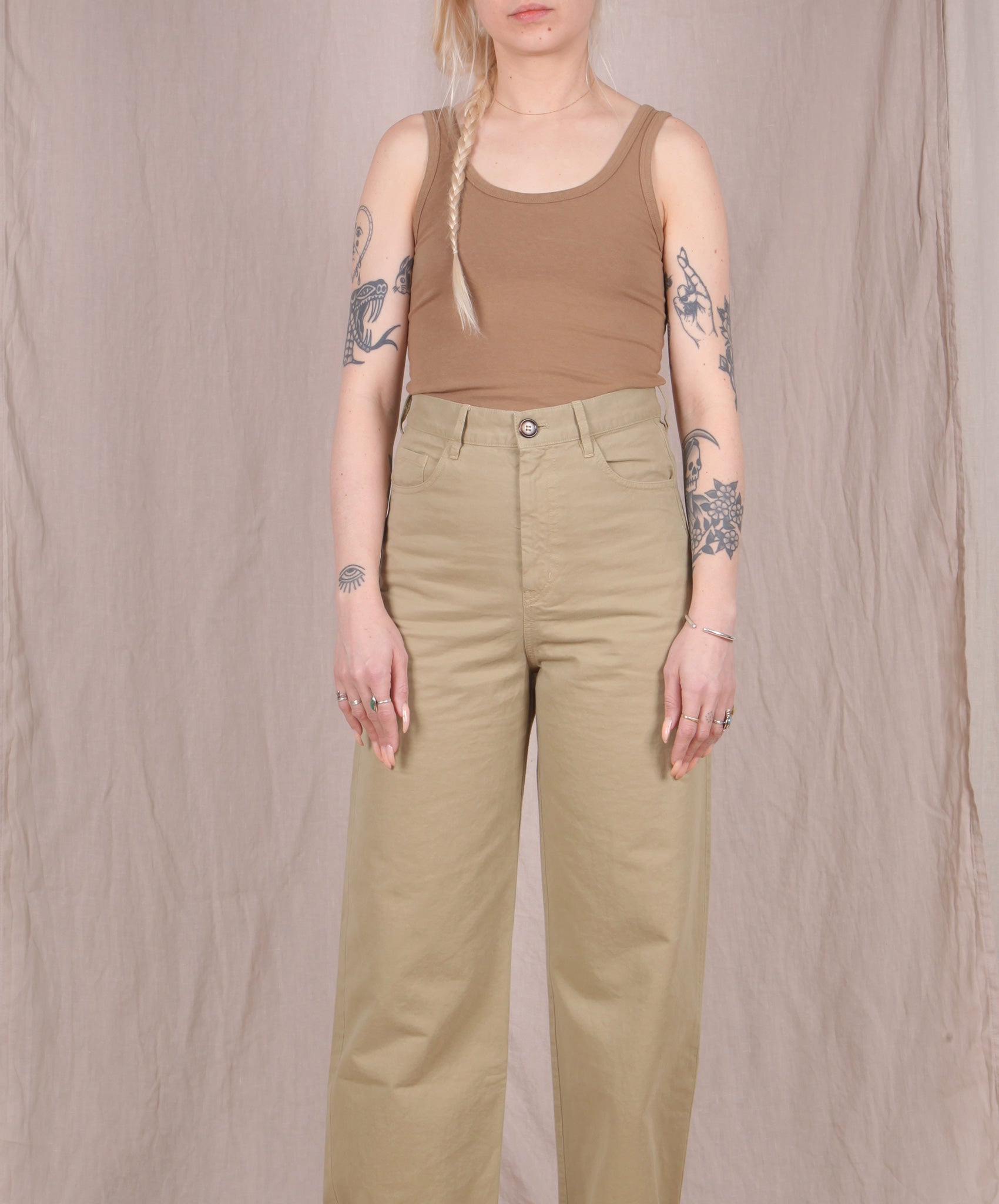 Jungmaven-Sporty Tank // Coyote