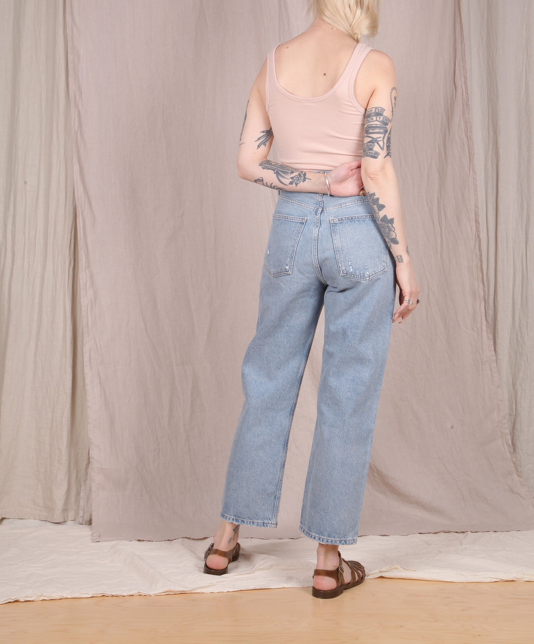AGOLDE-90’s High Rise Crop // Replica