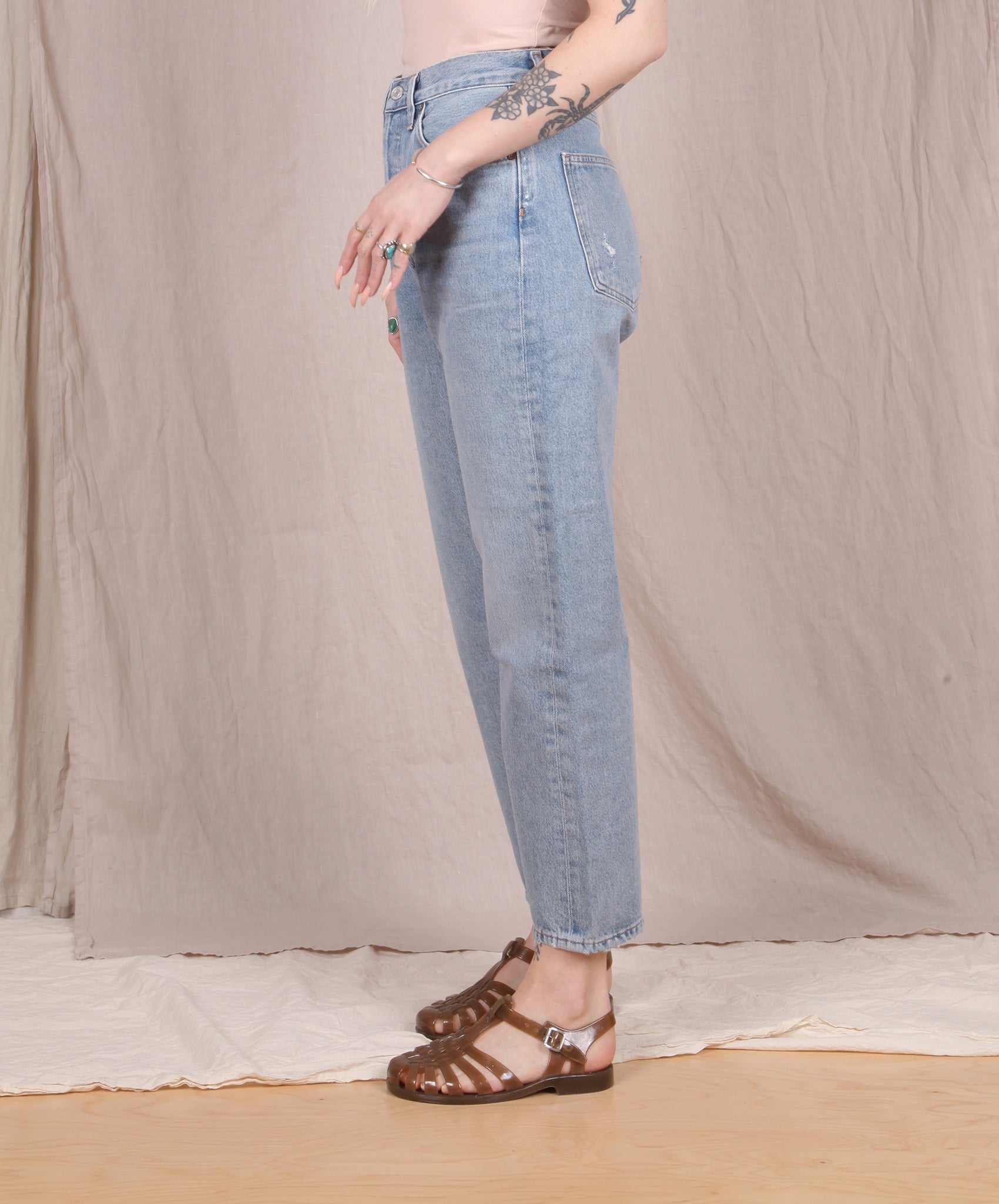 AGOLDE-90’s High Rise Crop // Replica