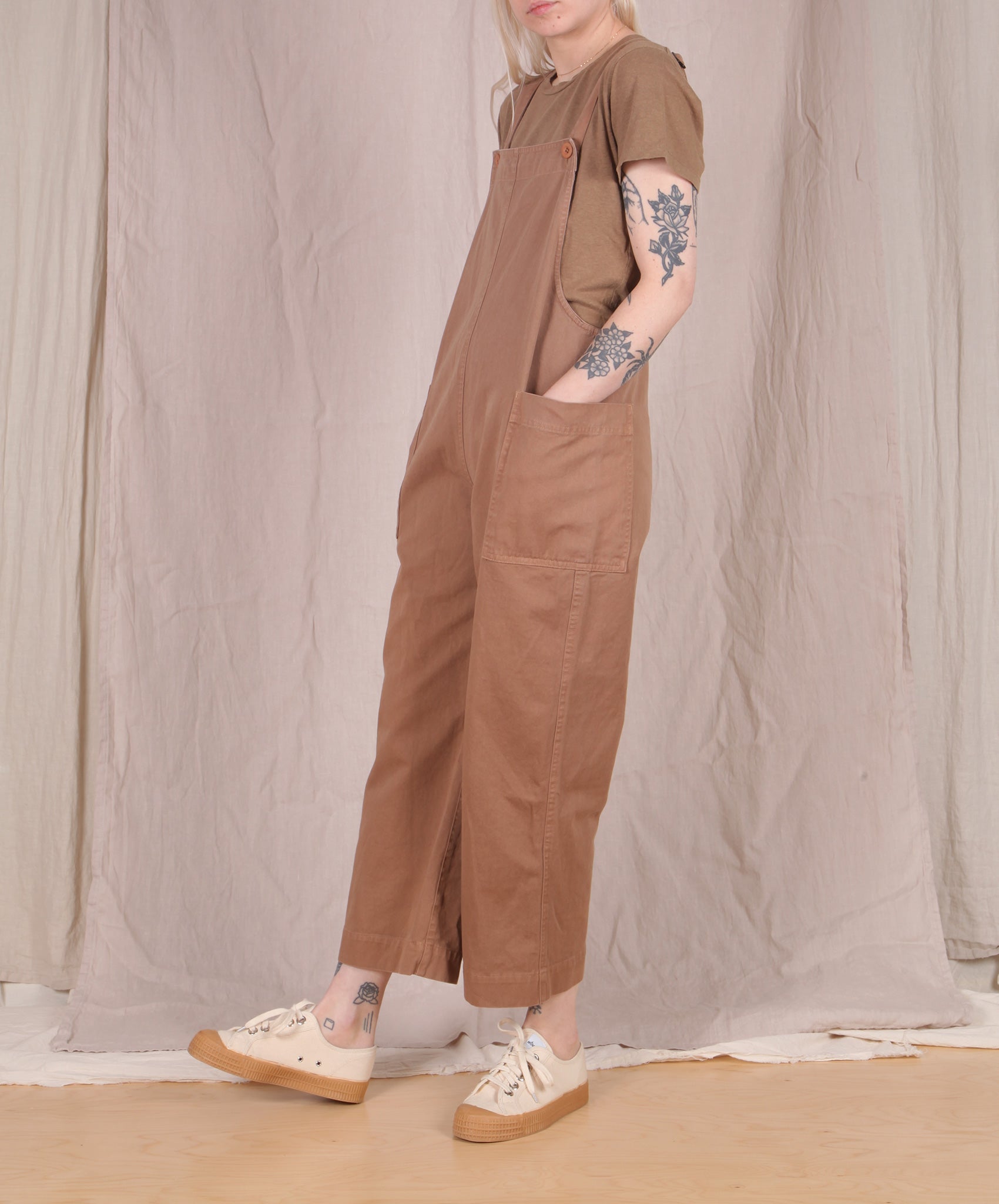 Ali Golden-Overall Jumper // Camel