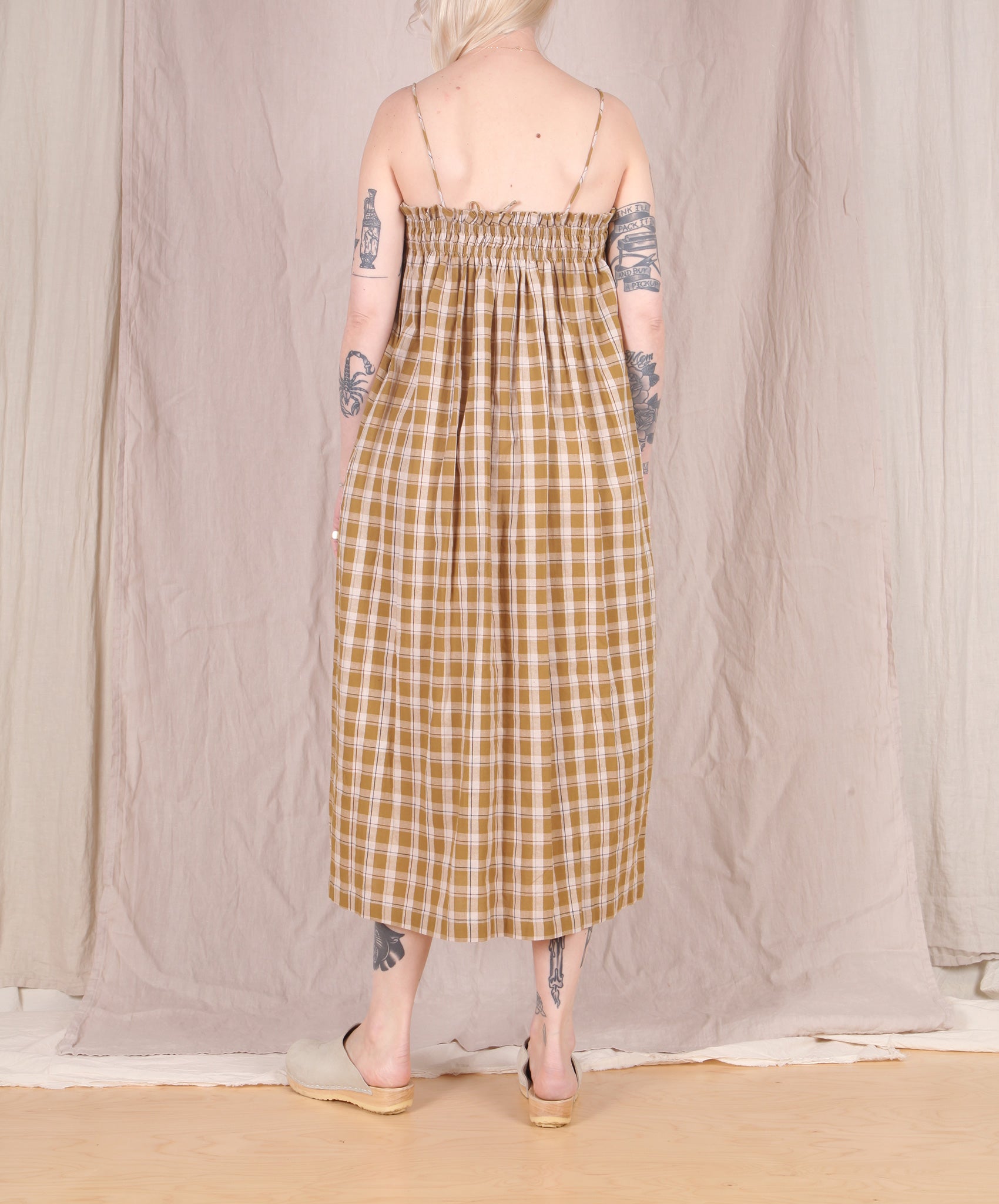 Ali Golden-Elastic Dress