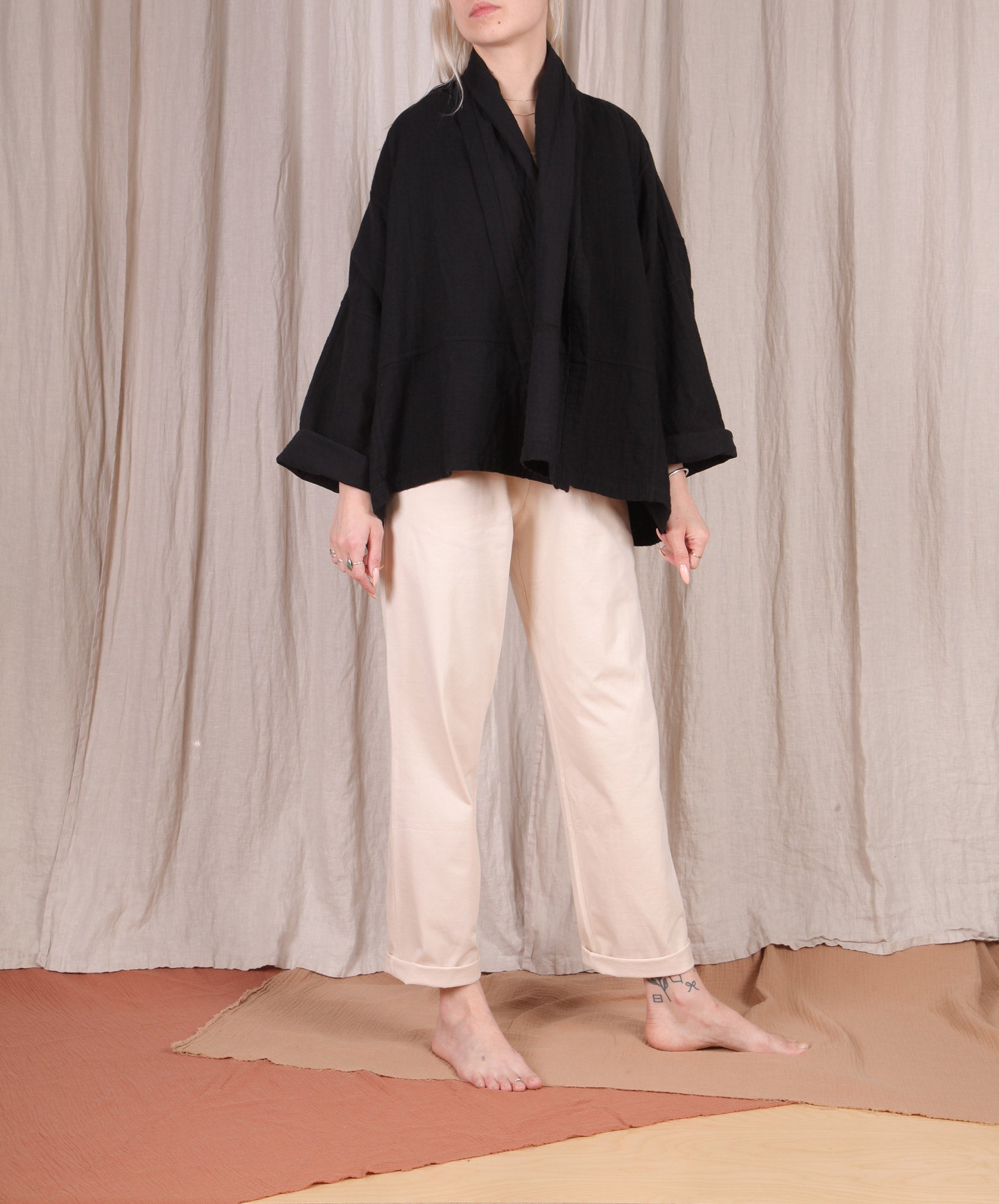 Atelier Delphine-Kimono Jacket // Black