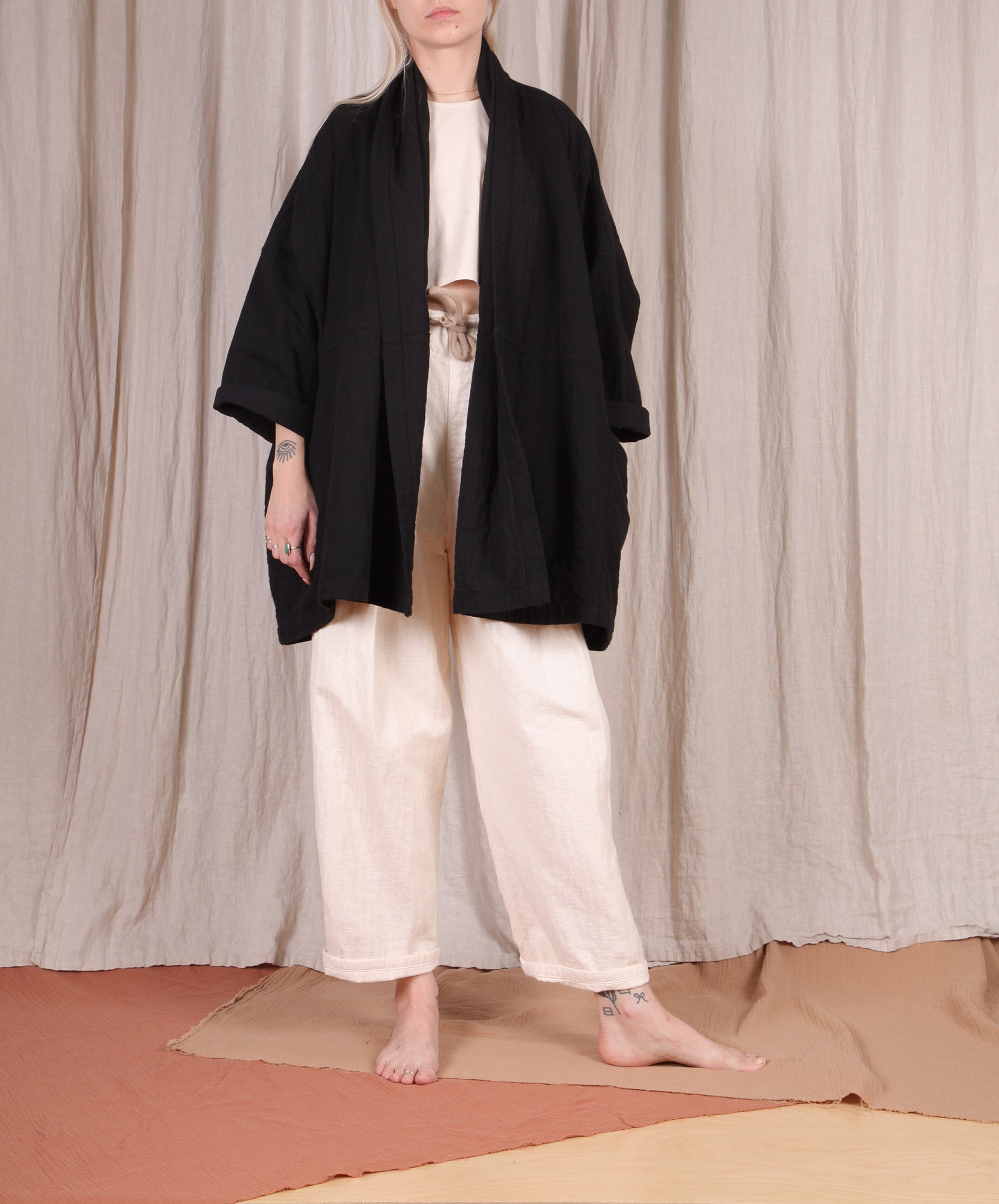Atelier Delphine-Haori Coat // Black