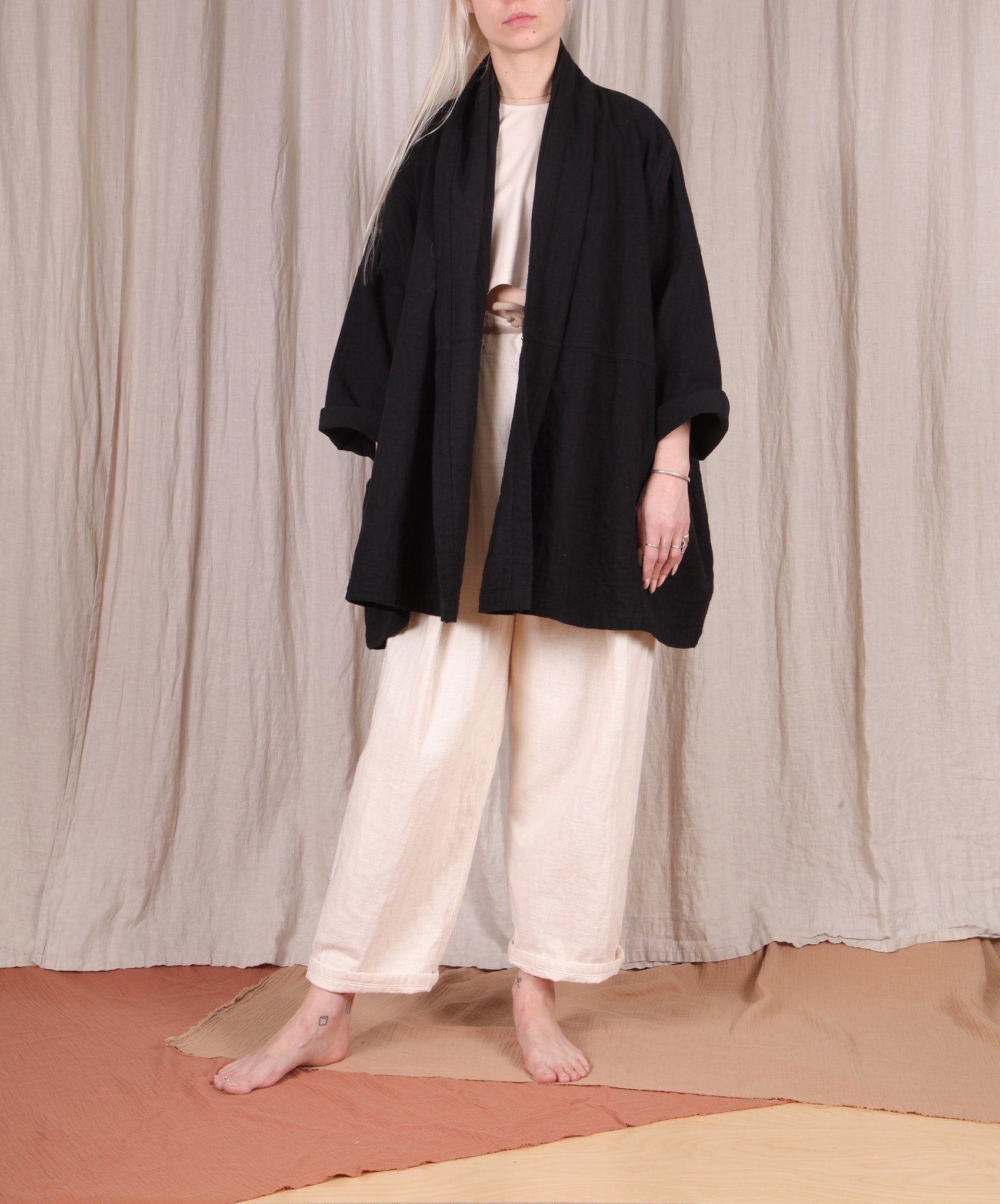 Atelier Delphine-Haori Coat // Black