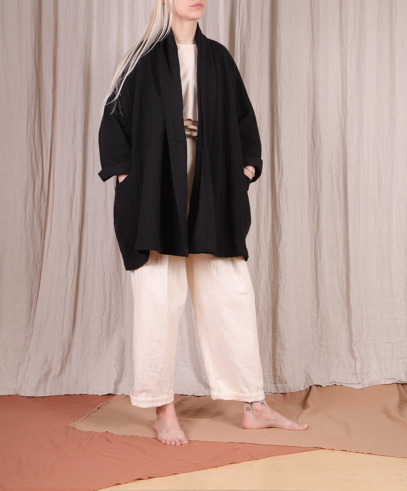 Atelier Delphine-Haori Coat // Black