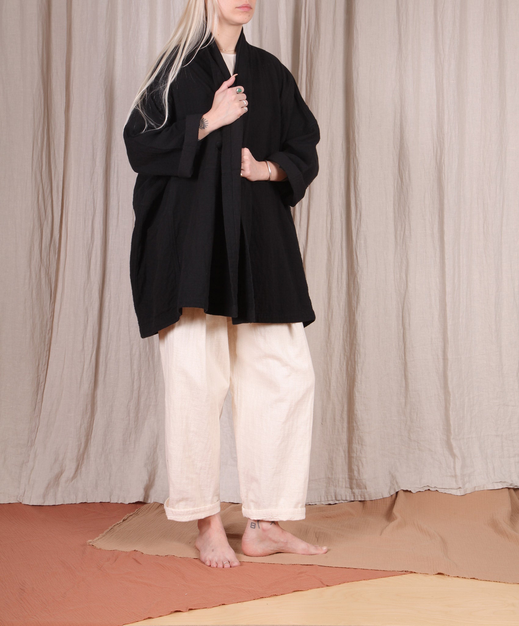 Atelier Delphine-Haori Coat // Black