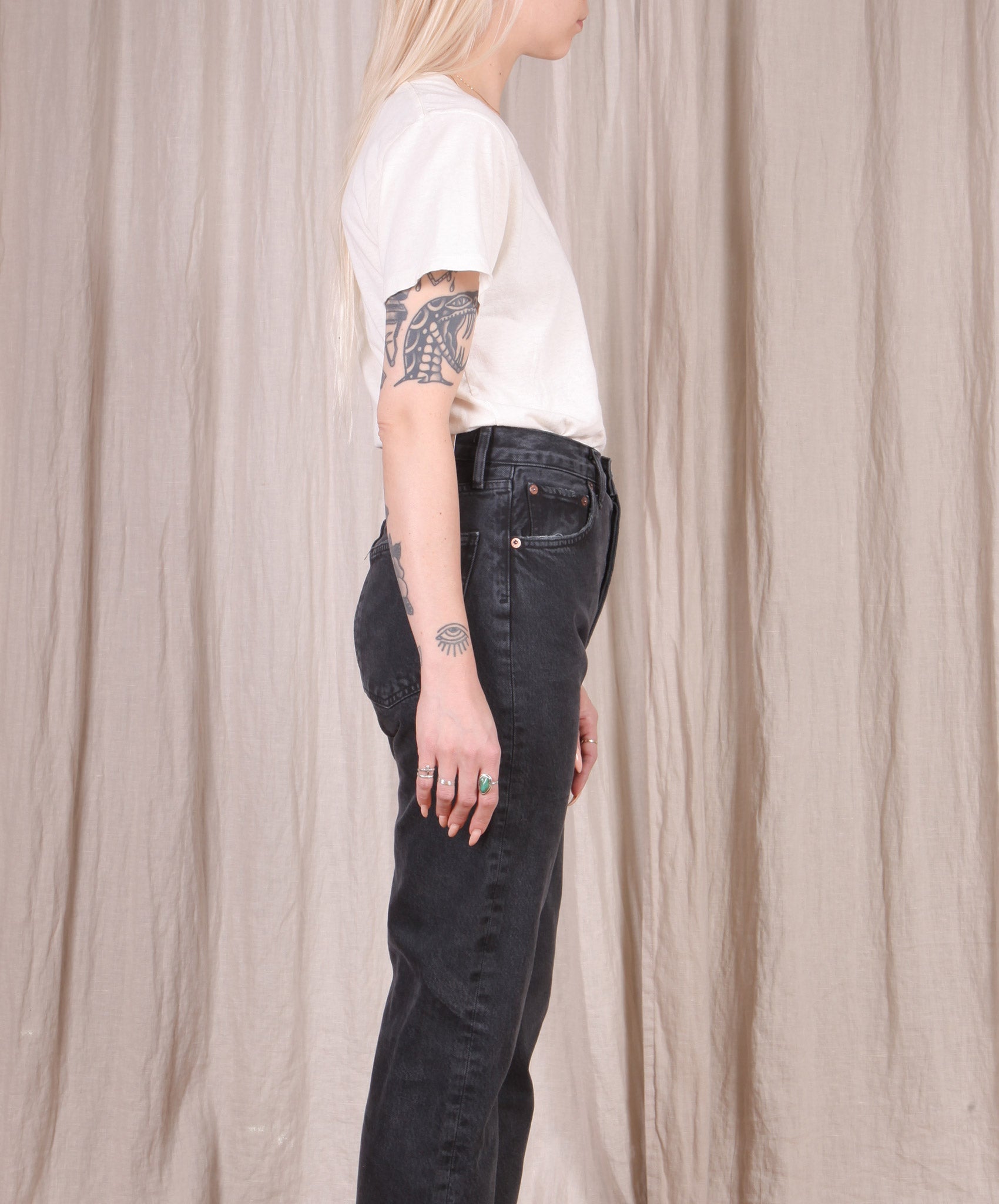 Jungmaven-Lorel Tee // Washed White