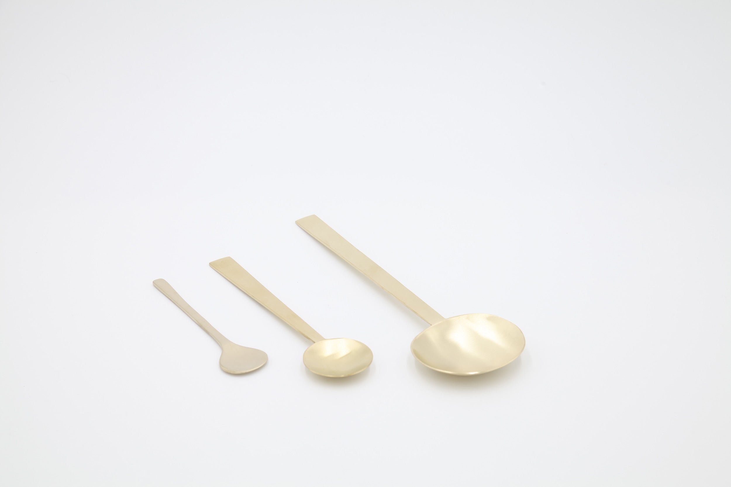 Fog Linen-Brass Dessert Spoon