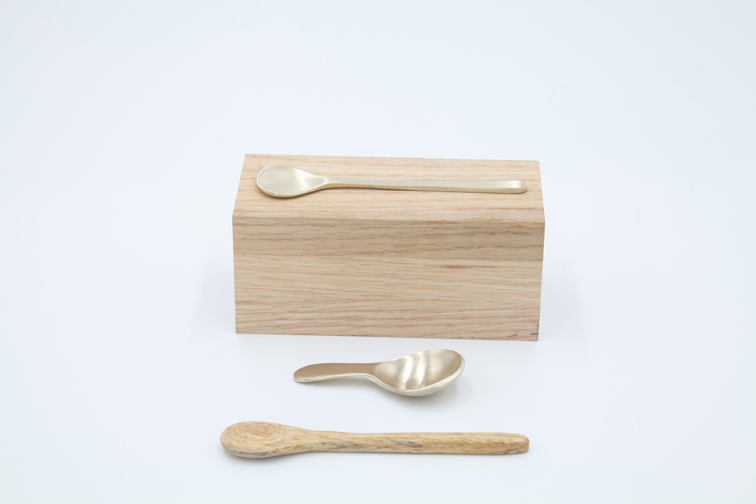 Fog Linen-Brass Tea Caddy Spoon