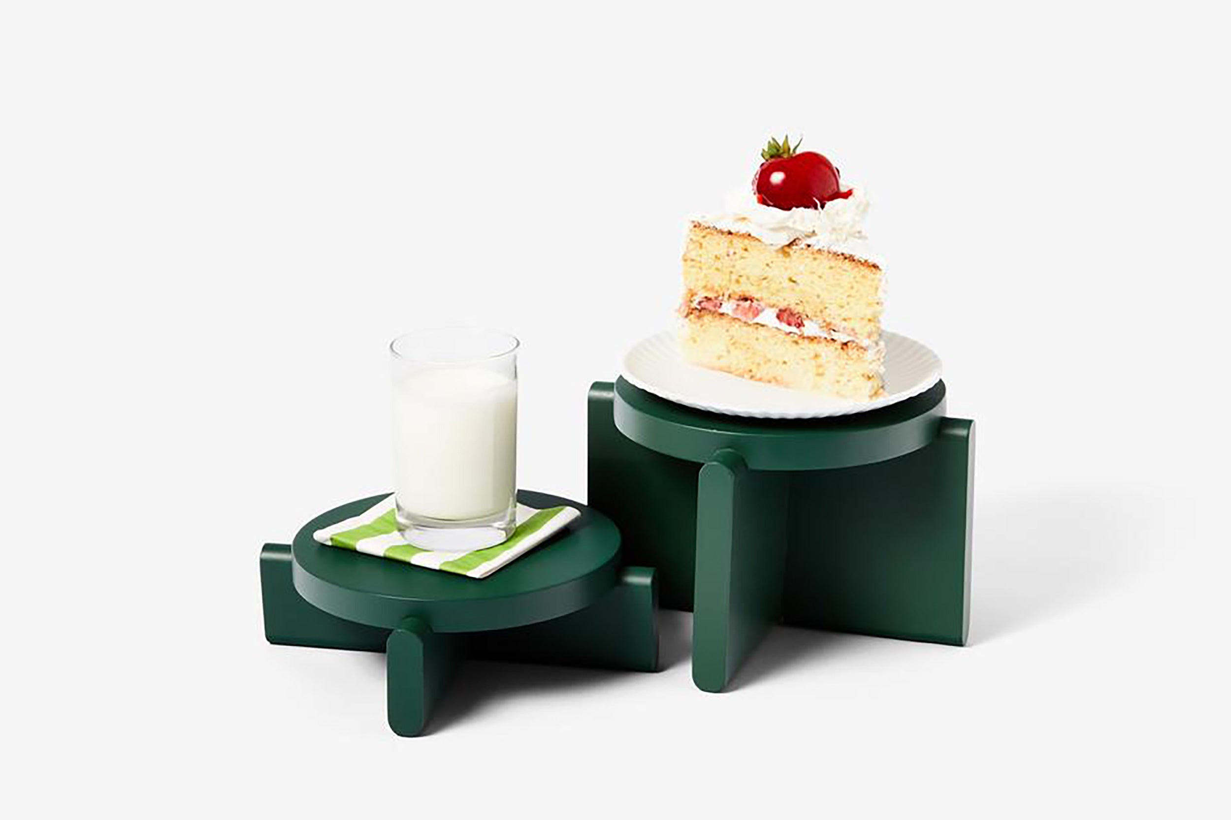 Areaware-Pedestal Set // Green