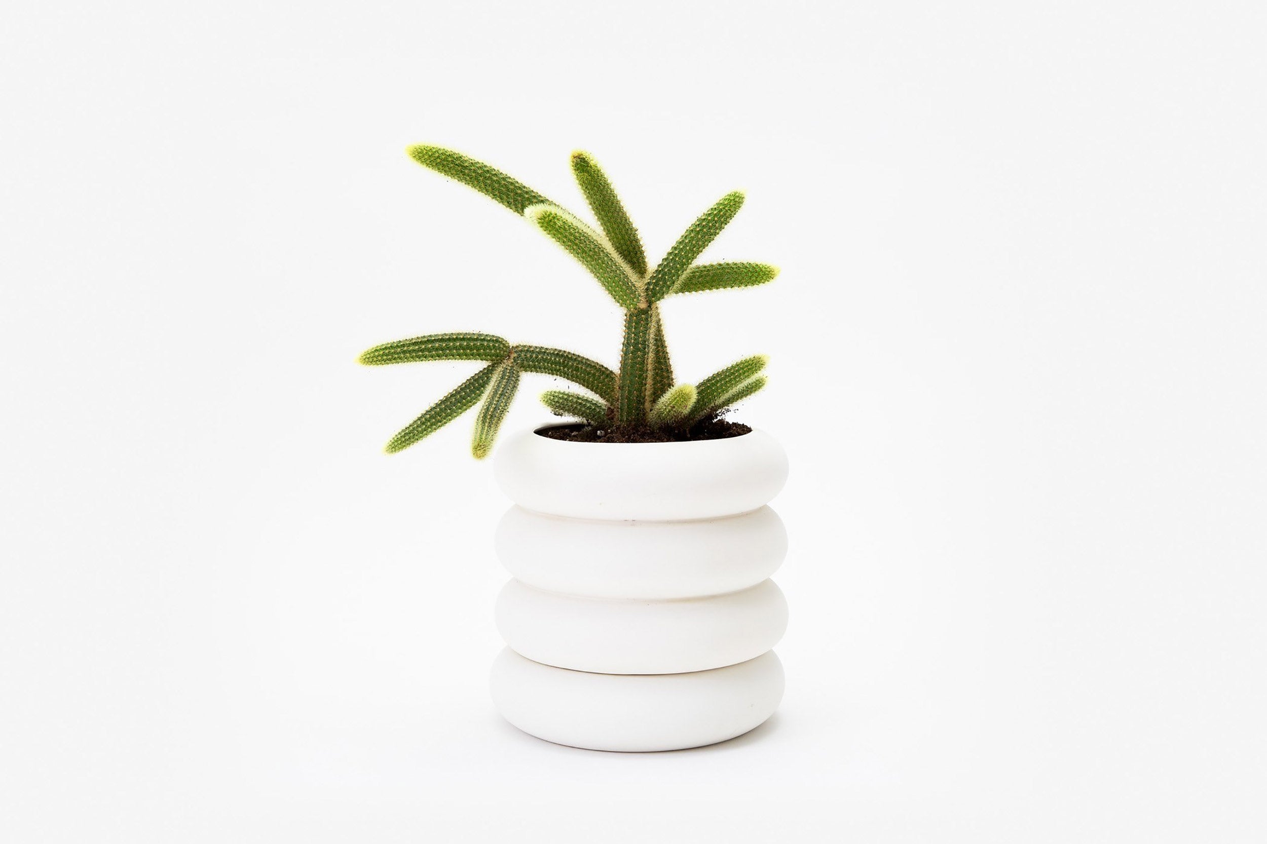 Areaware-Stacking Planter Tall // White