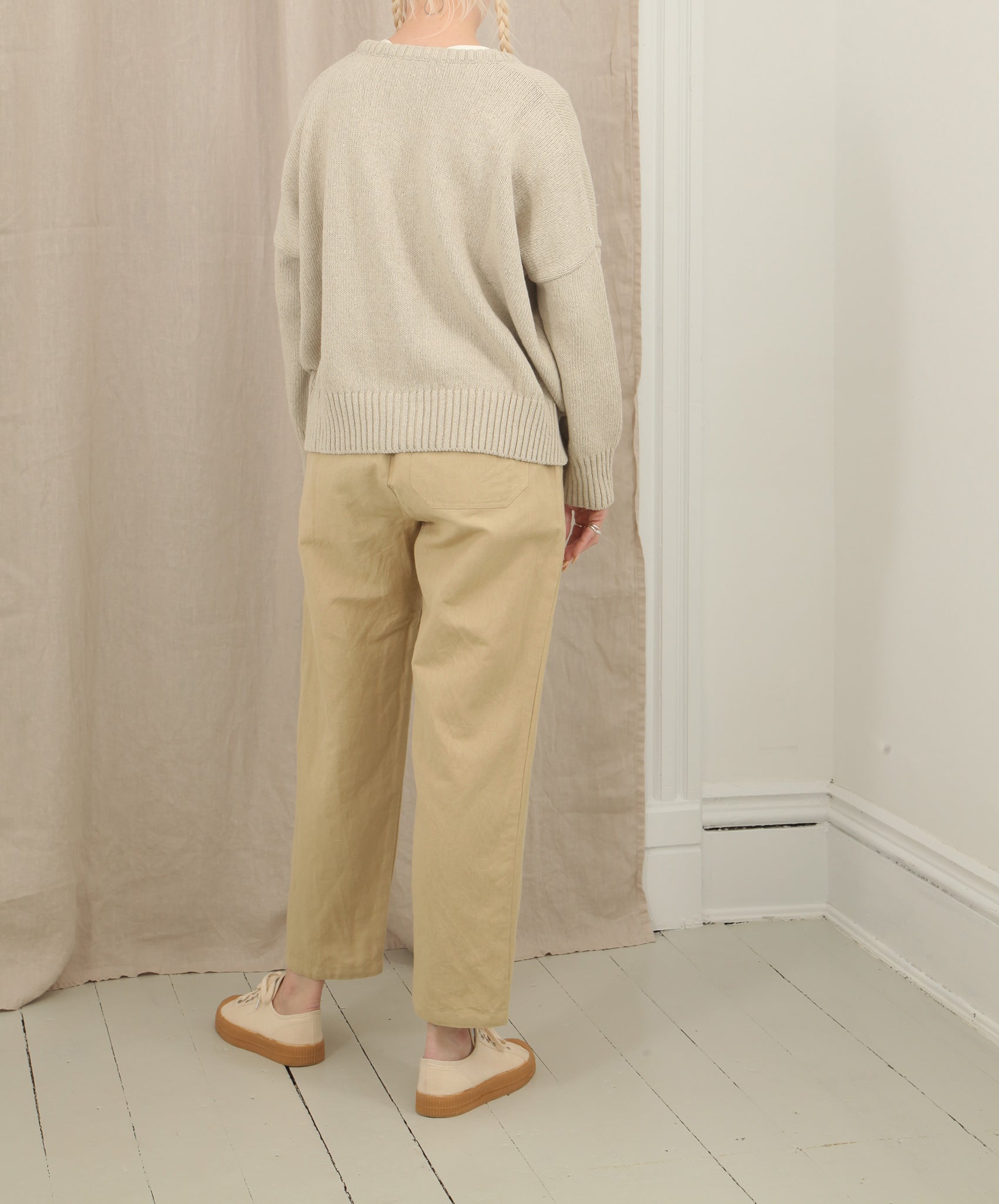 Beaumont Organic-Charis Cardigan // Bone