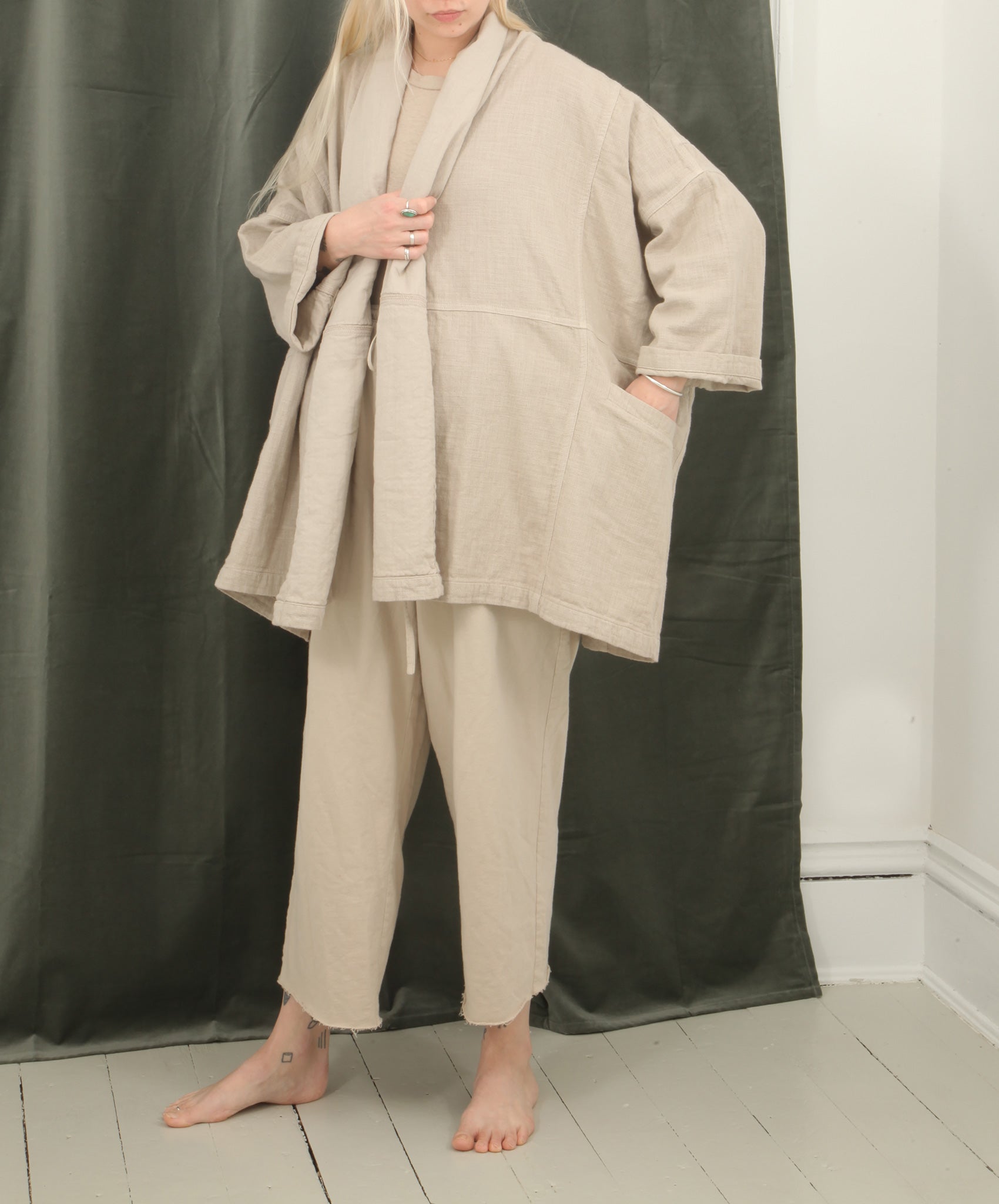 Atelier Delphine-Haori Coat // Stone