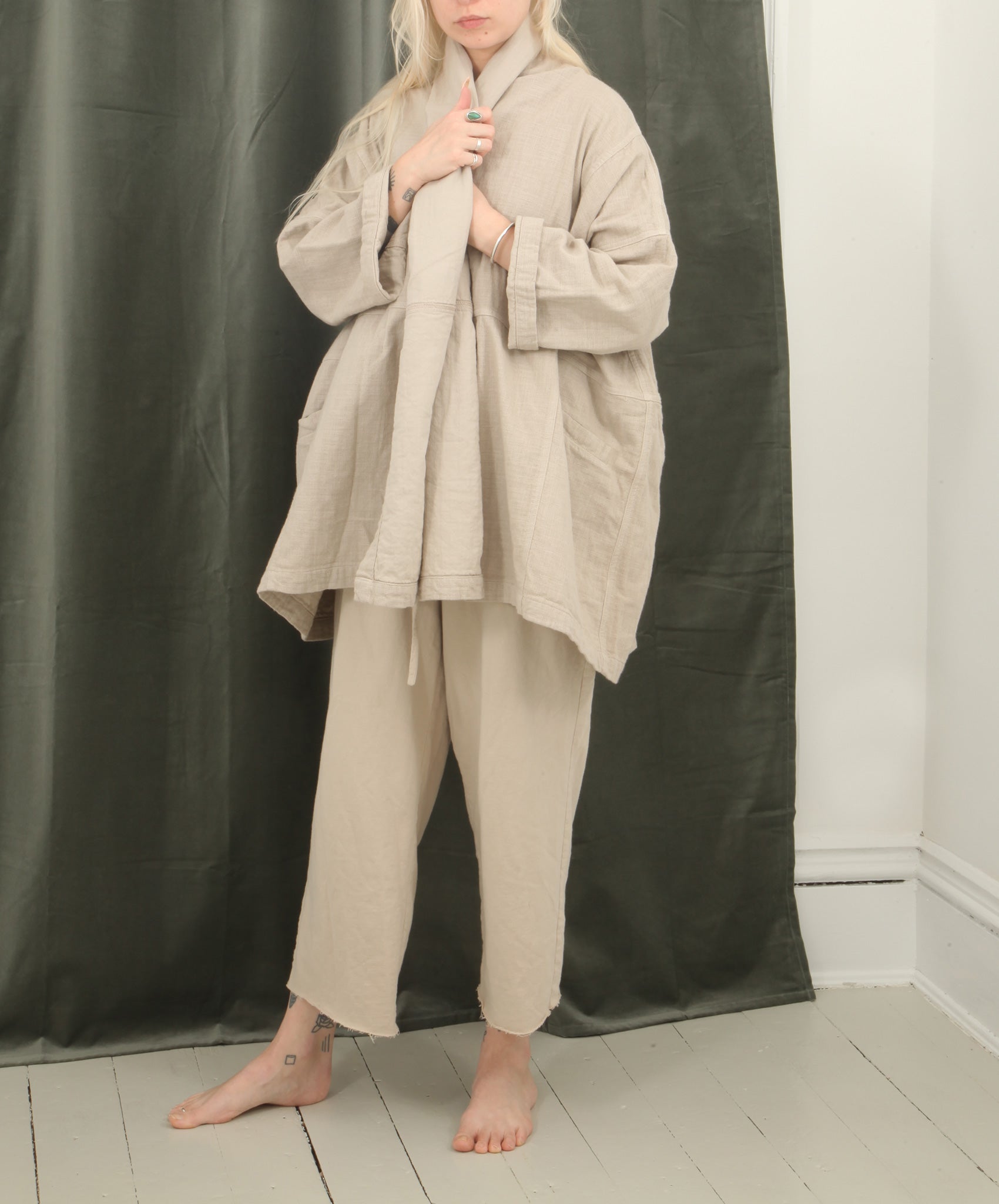 Atelier Delphine-Haori Coat // Stone