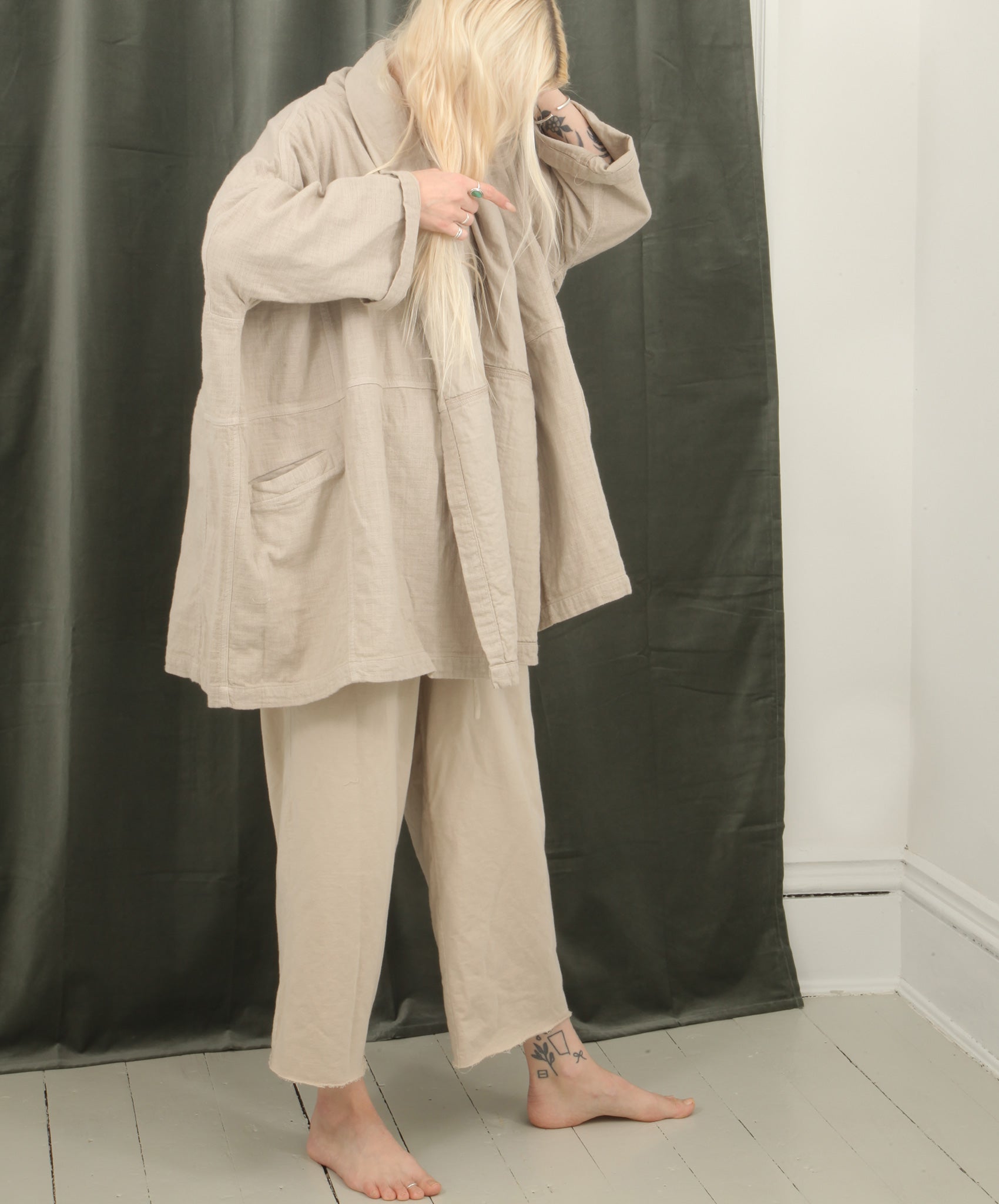 Atelier Delphine-Haori Coat // Stone