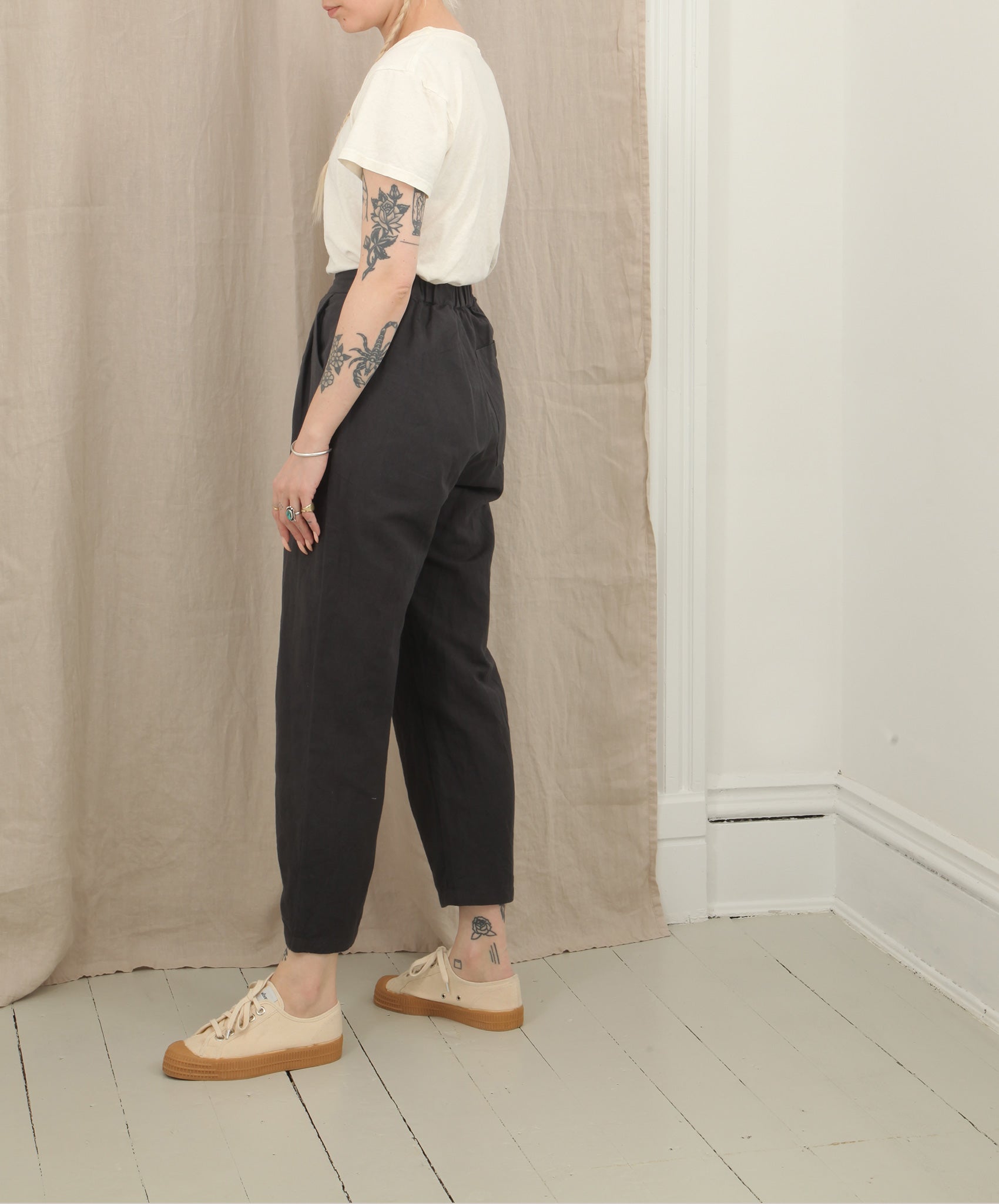 Micaela Greg-Nico Pant // Charcoal