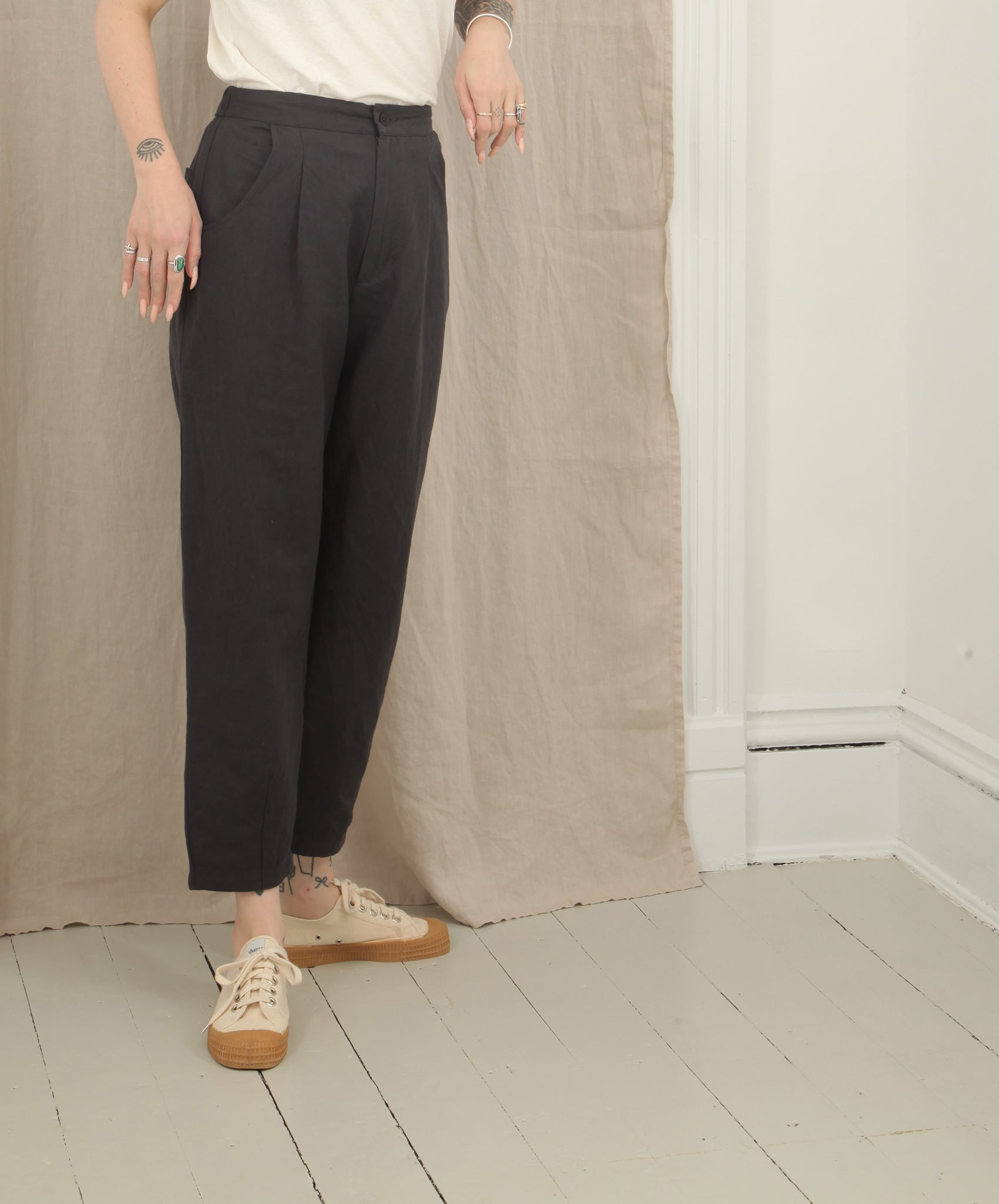 Micaela Greg-Nico Pant // Charcoal