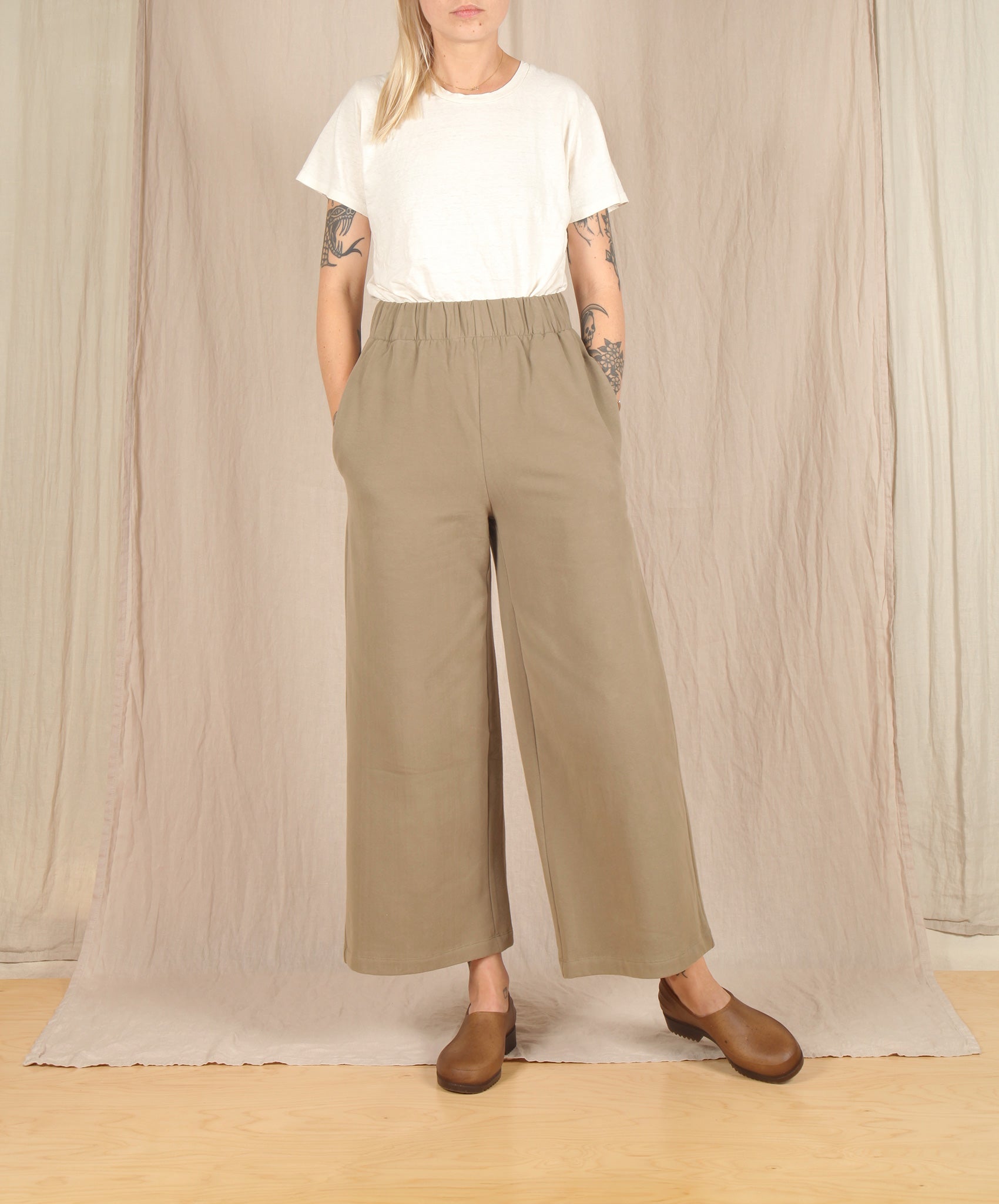 Beaumont Organic-Winona Organic Cotton Trousers // Lichen