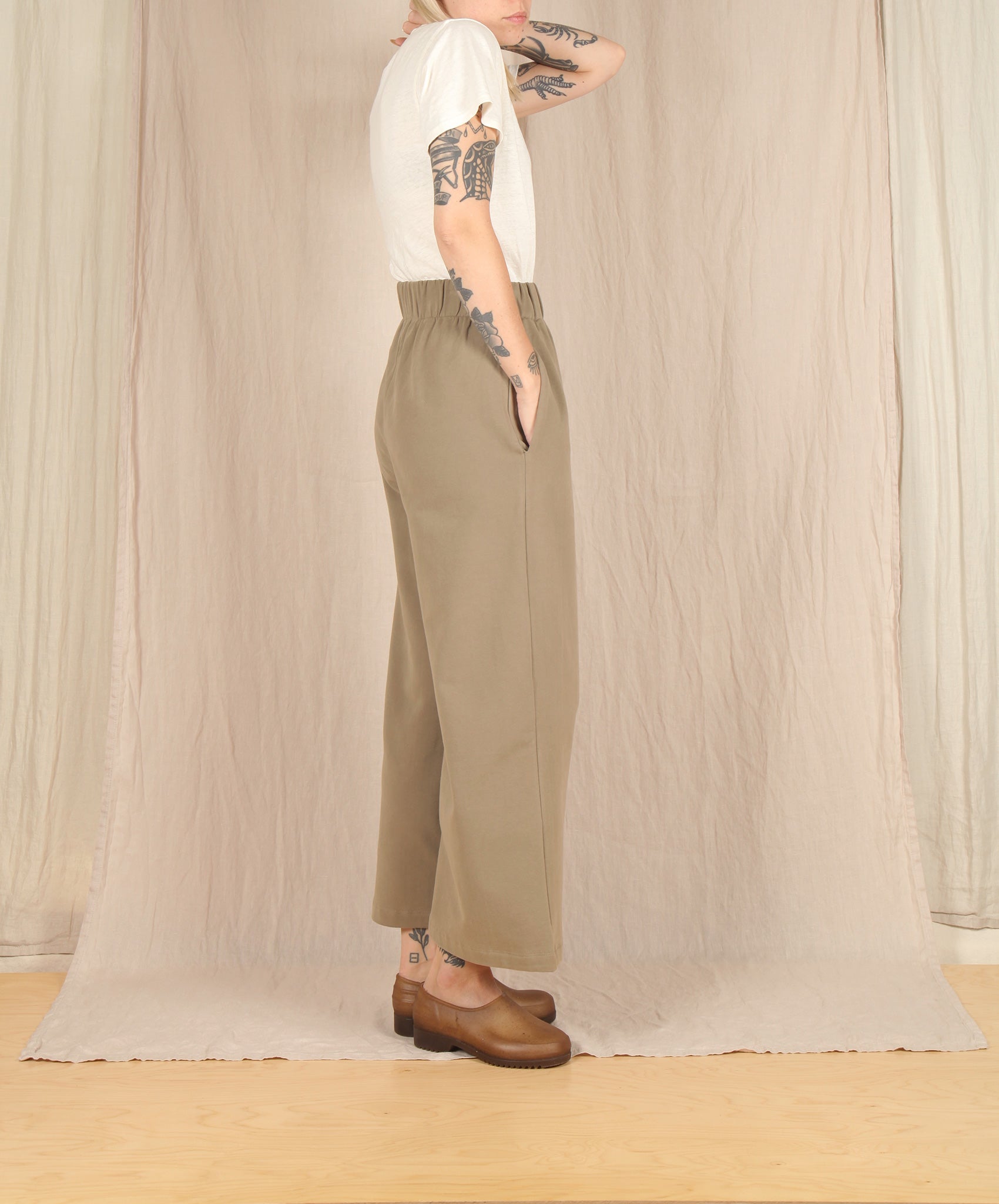 Beaumont Organic-Winona Organic Cotton Trousers // Lichen