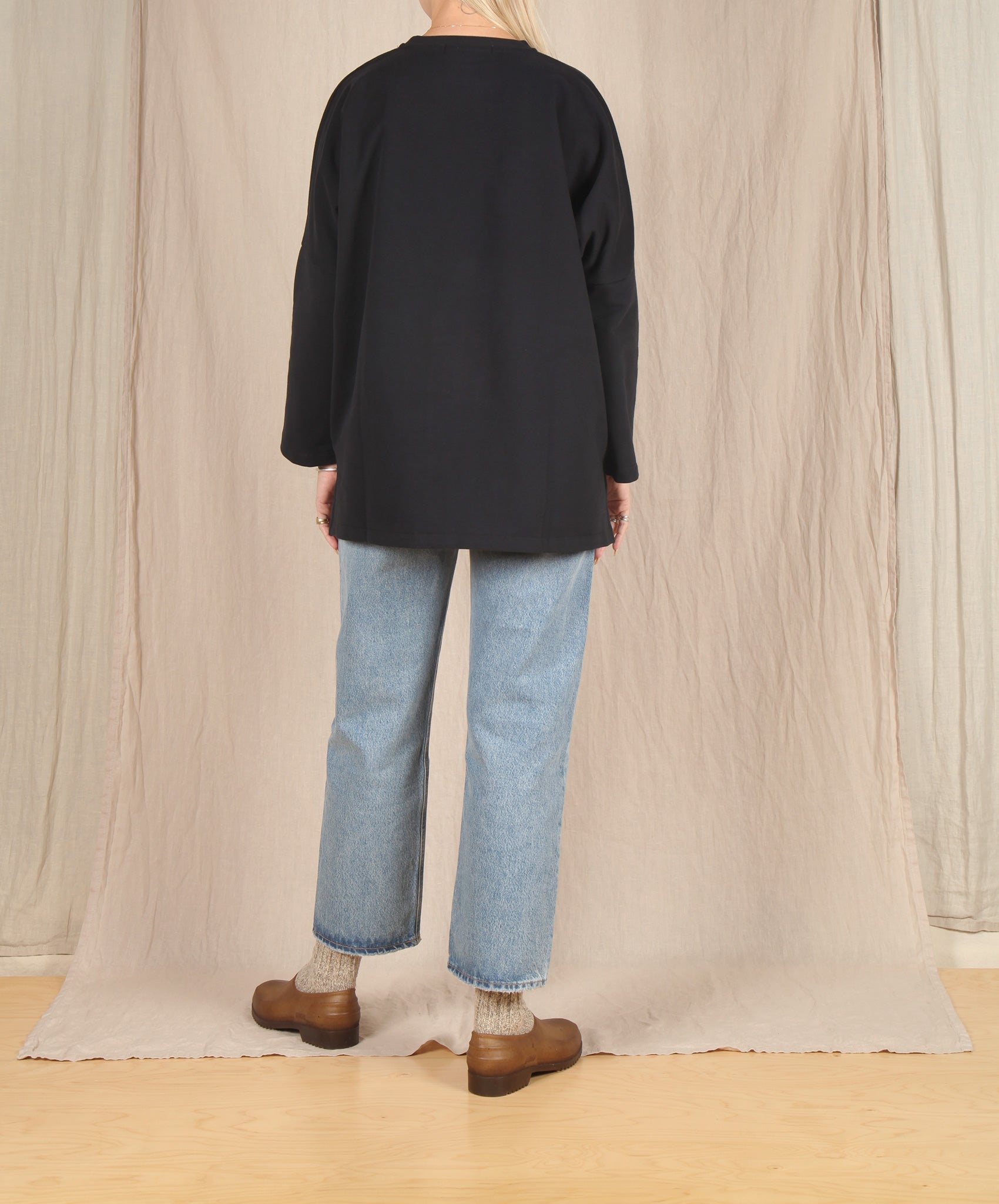 Beaumont Organic-Soma Organic Cotton Top // Black