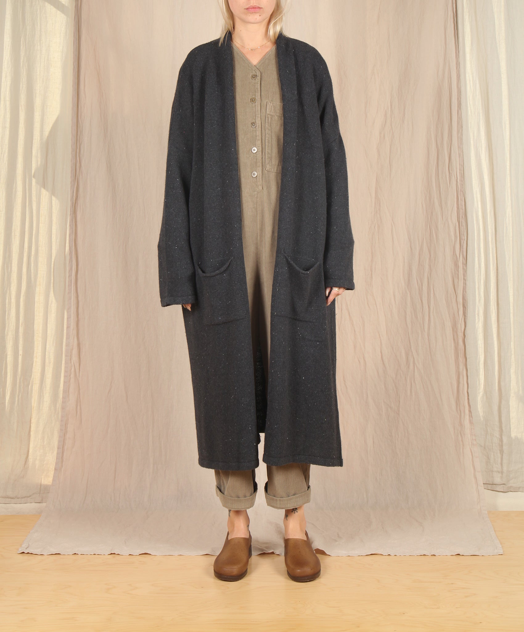 Beaumont Organic-Shirley Long Cardigan // Black