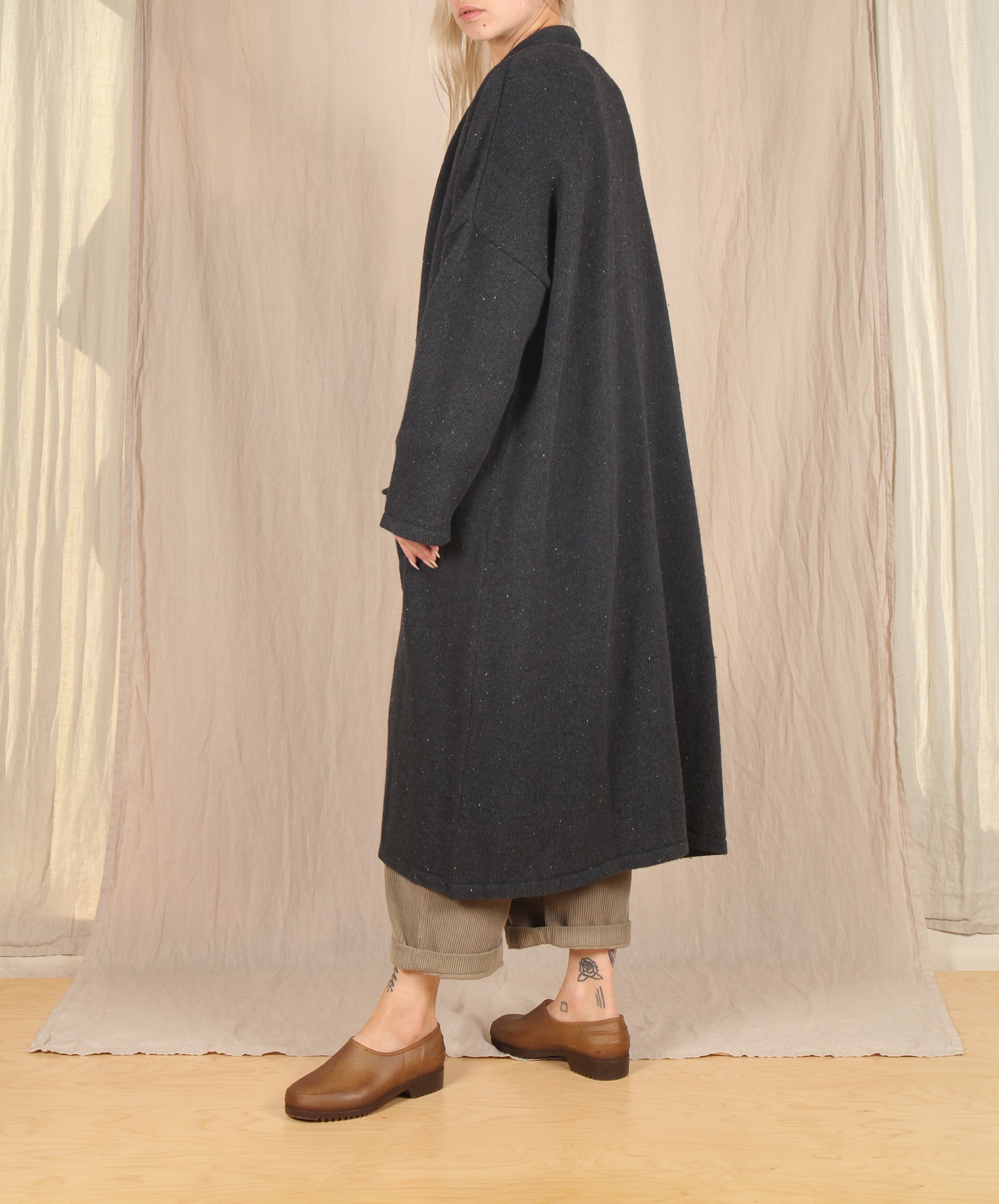 Beaumont Organic-Shirley Long Cardigan // Black