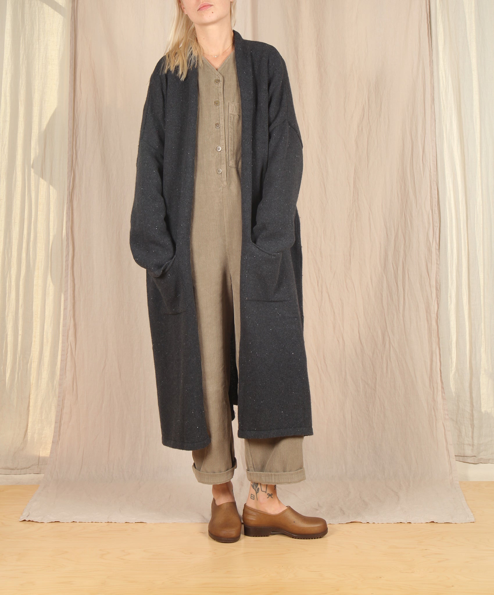 Beaumont Organic-Shirley Long Cardigan // Black