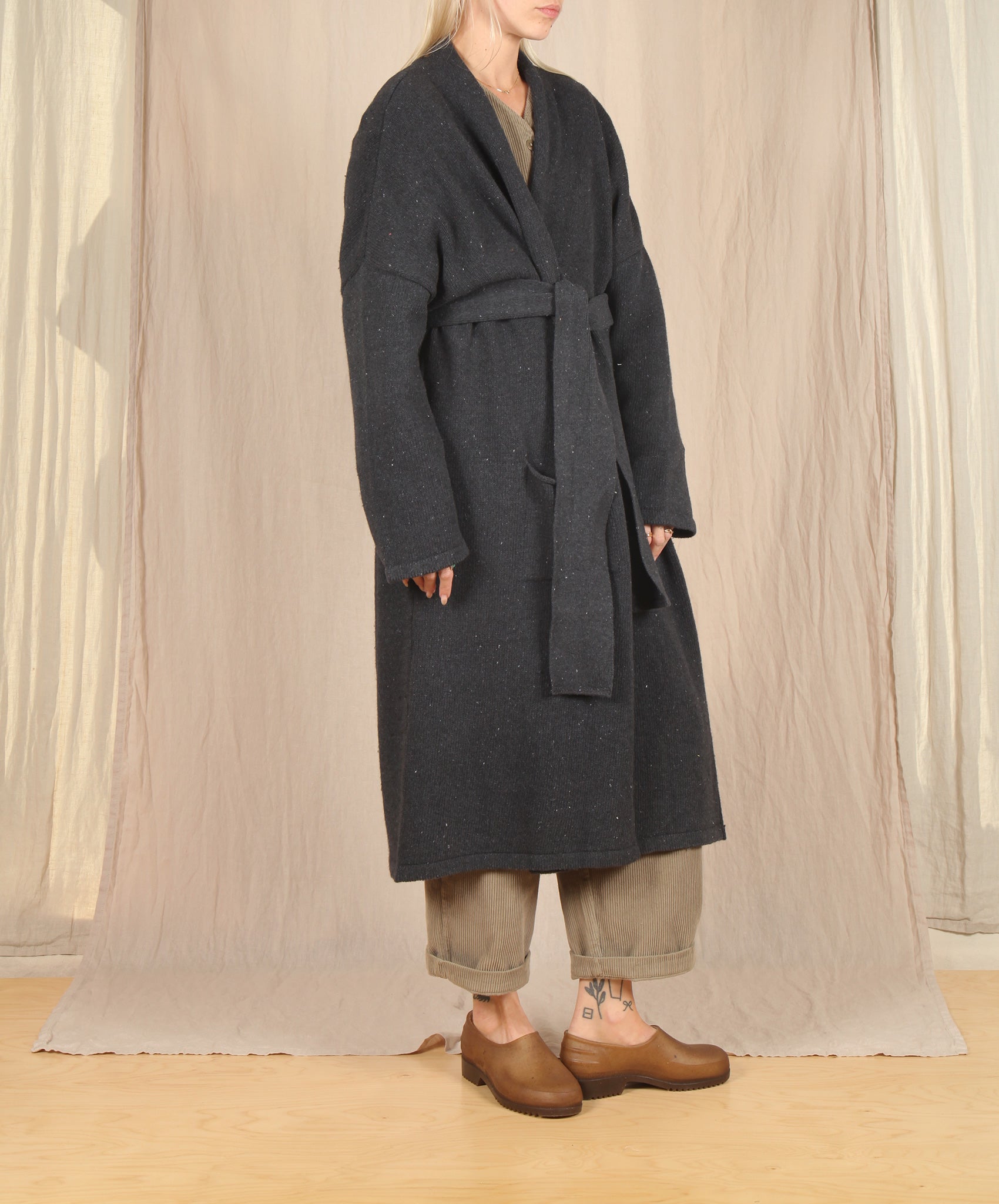 Beaumont Organic-Shirley Long Cardigan // Black