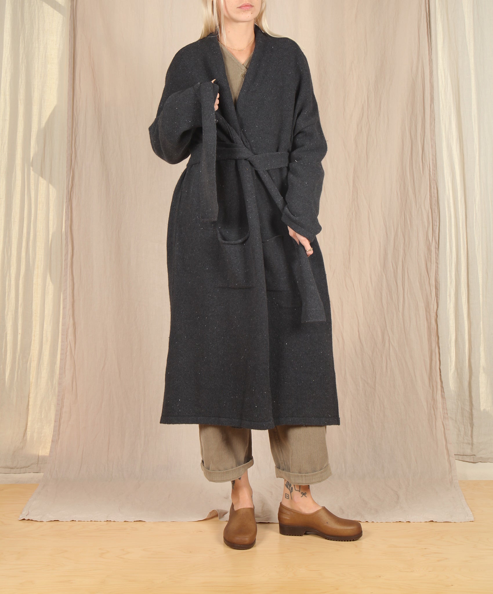 Beaumont Organic-Shirley Long Cardigan // Black