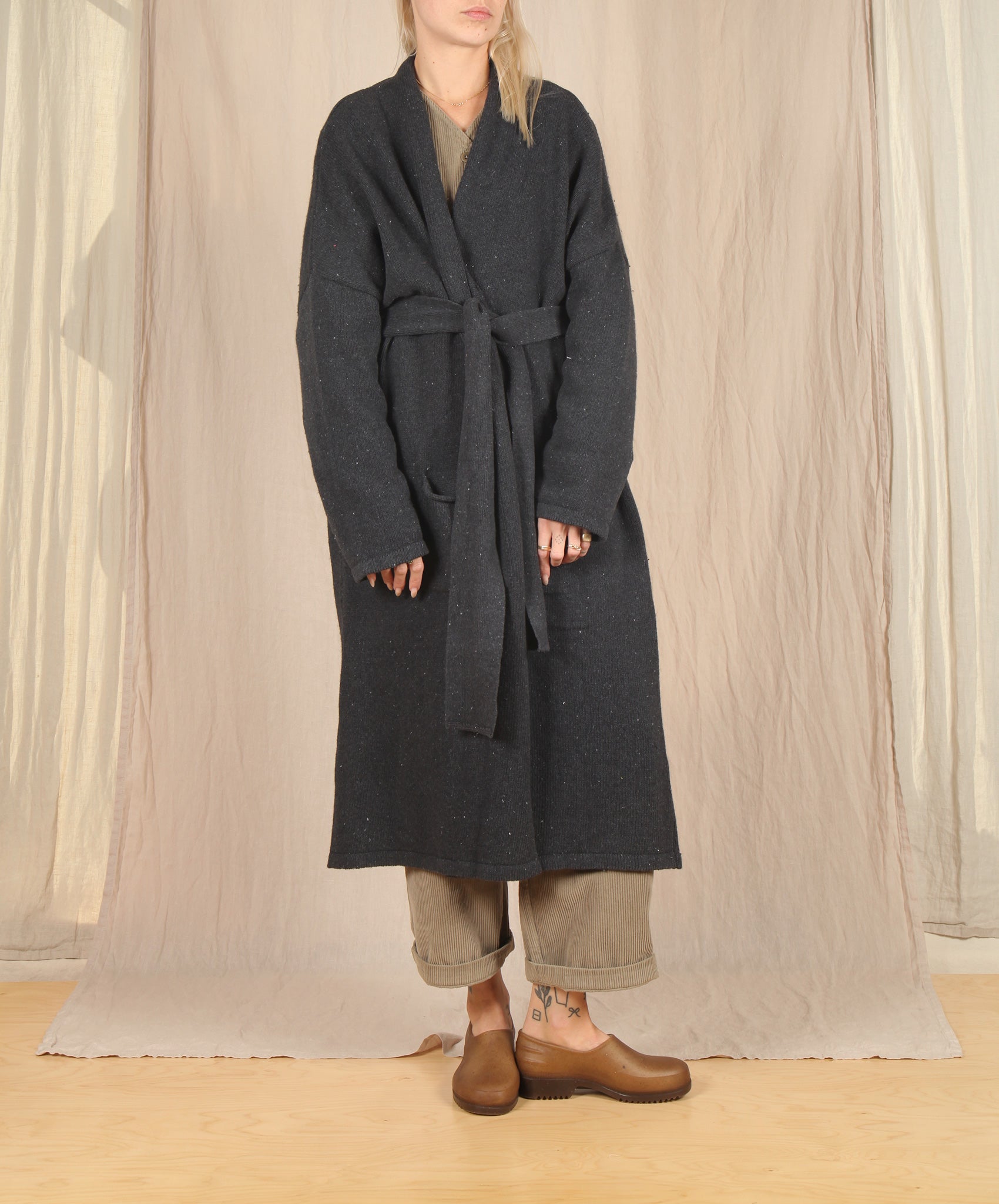 Beaumont Organic-Shirley Long Cardigan // Black