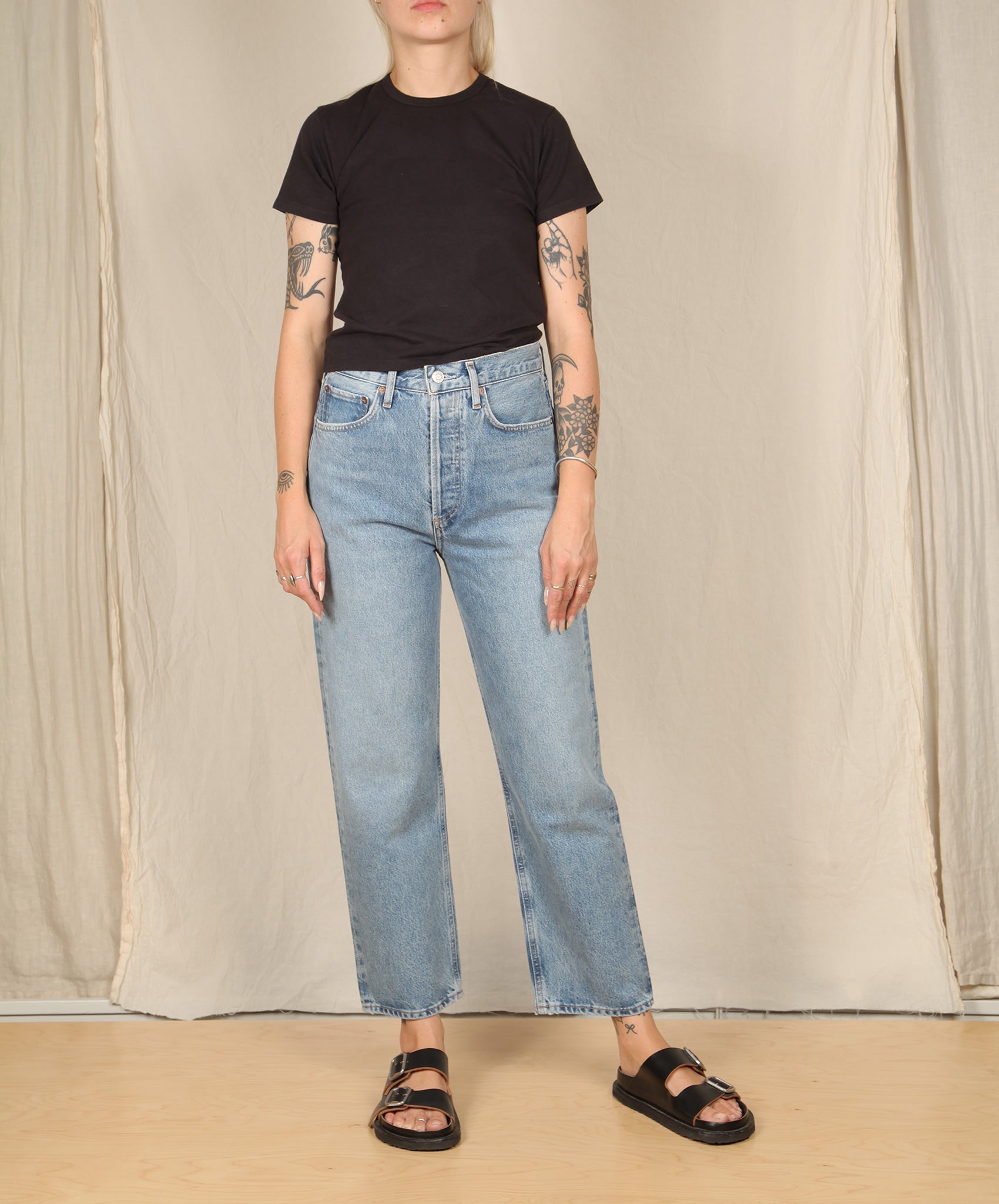 AGOLDE-90’s High Rise Crop // Passenger