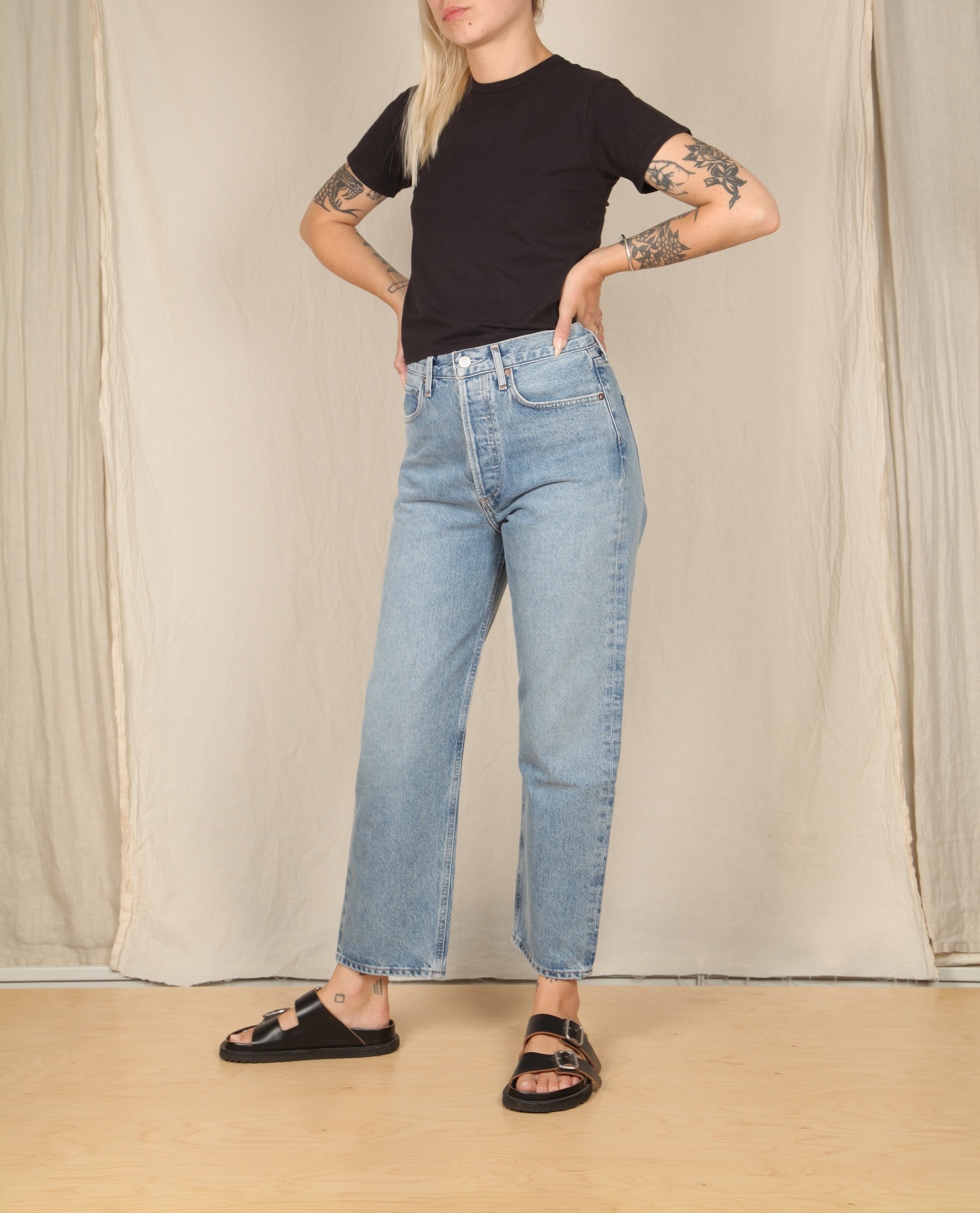 AGOLDE-90’s High Rise Crop // Passenger