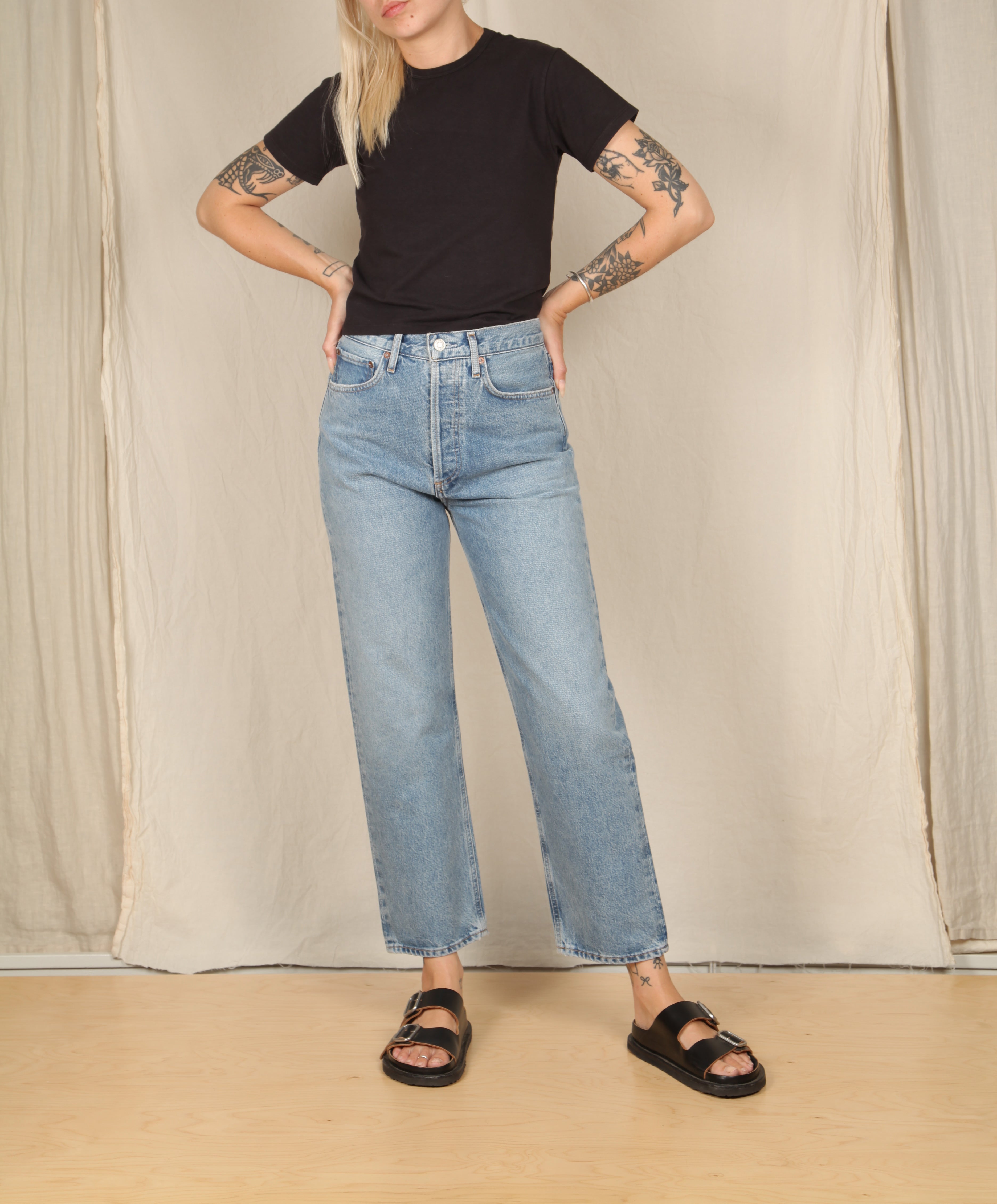 AGOLDE-90’s High Rise Crop // Passenger