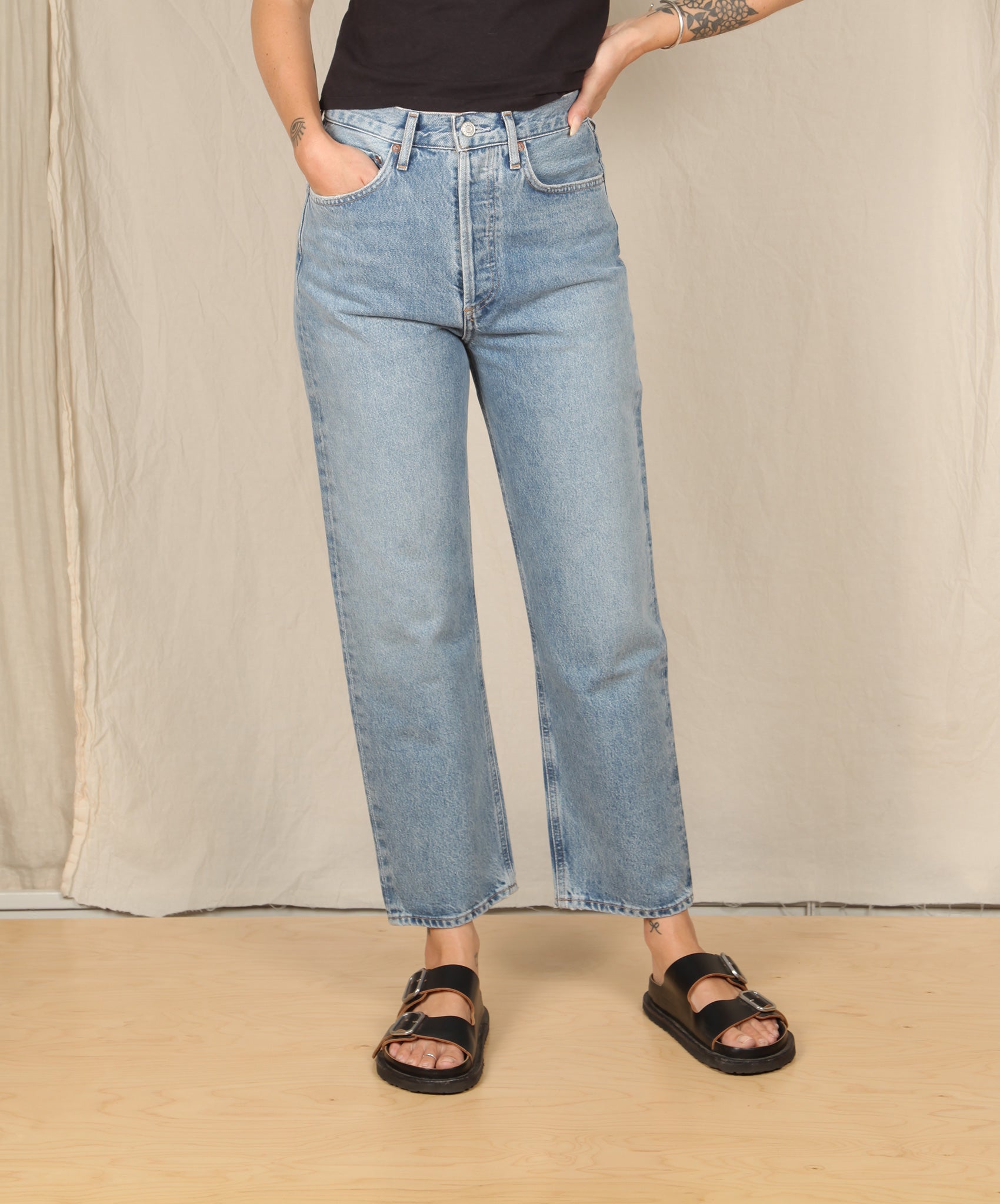 AGOLDE-90’s High Rise Crop // Passenger