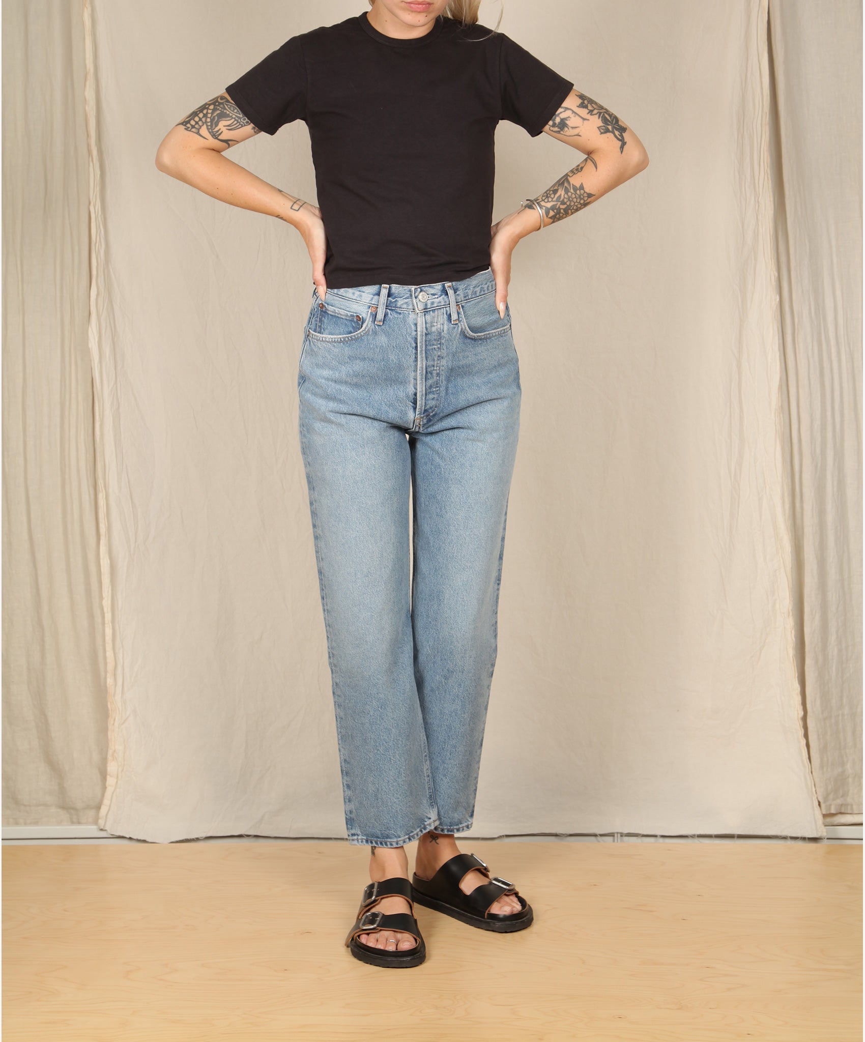 AGOLDE-90’s High Rise Crop // Passenger