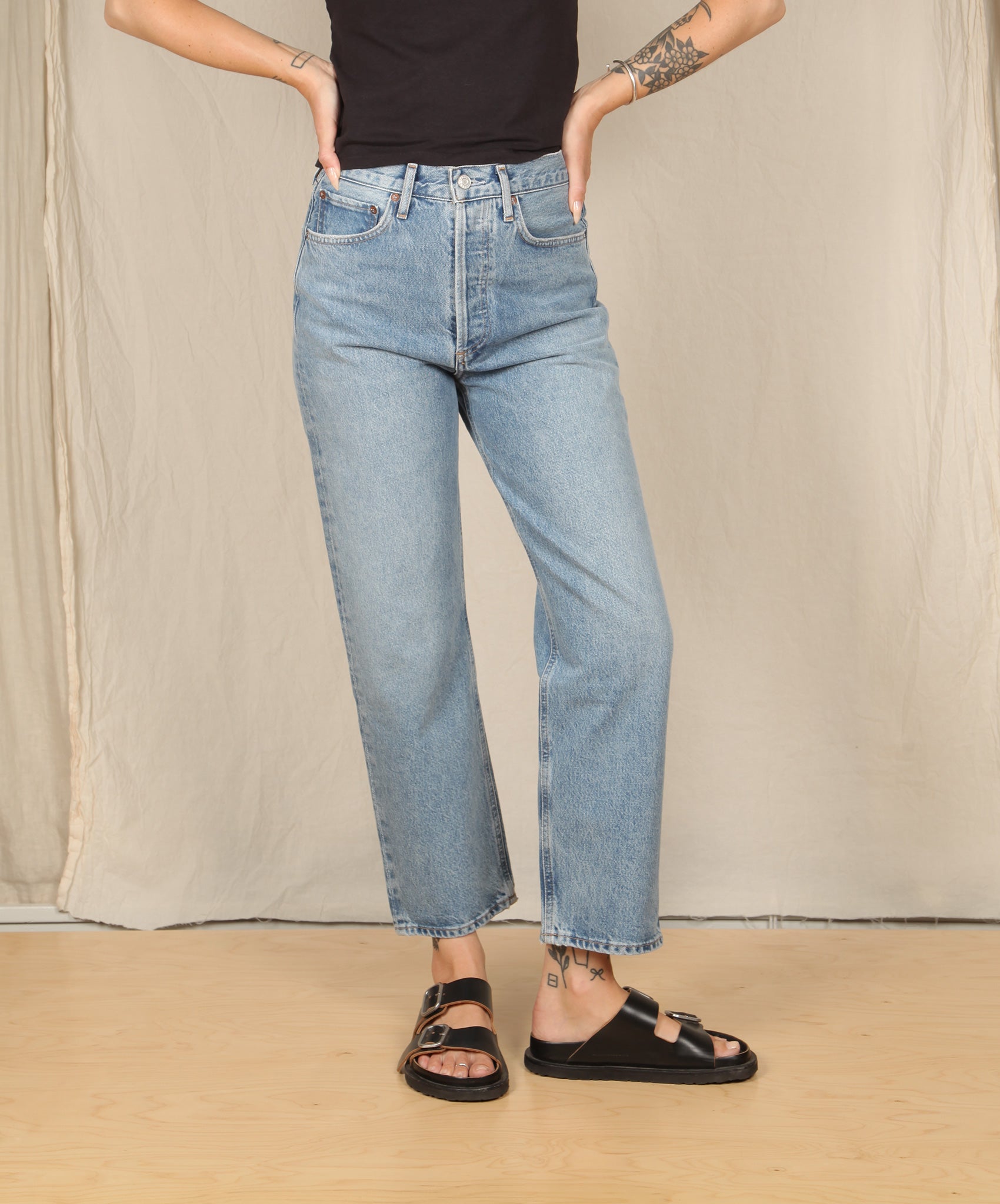 AGOLDE-90’s High Rise Crop // Passenger
