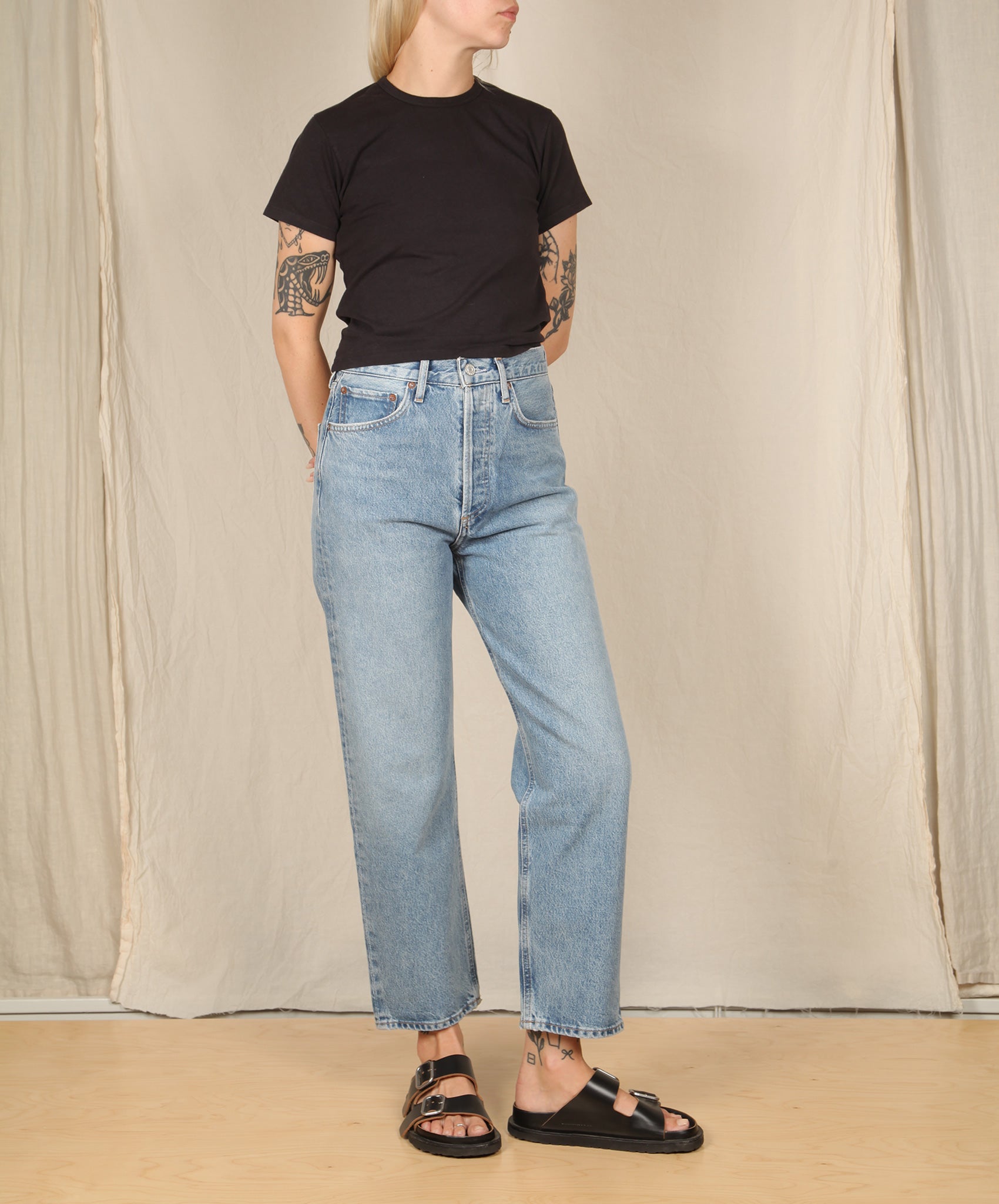 AGOLDE-90’s High Rise Crop // Passenger