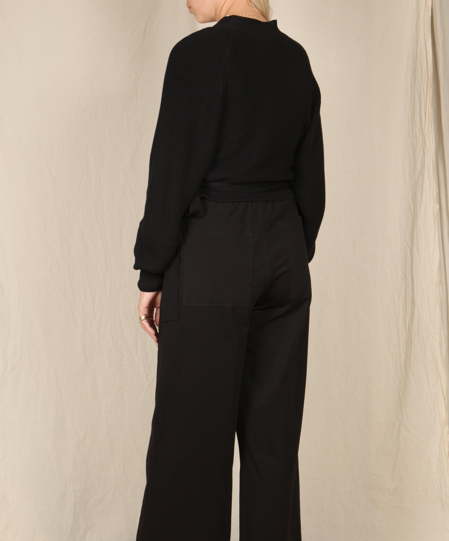 Kowtow- Composure Cardigan // Black
