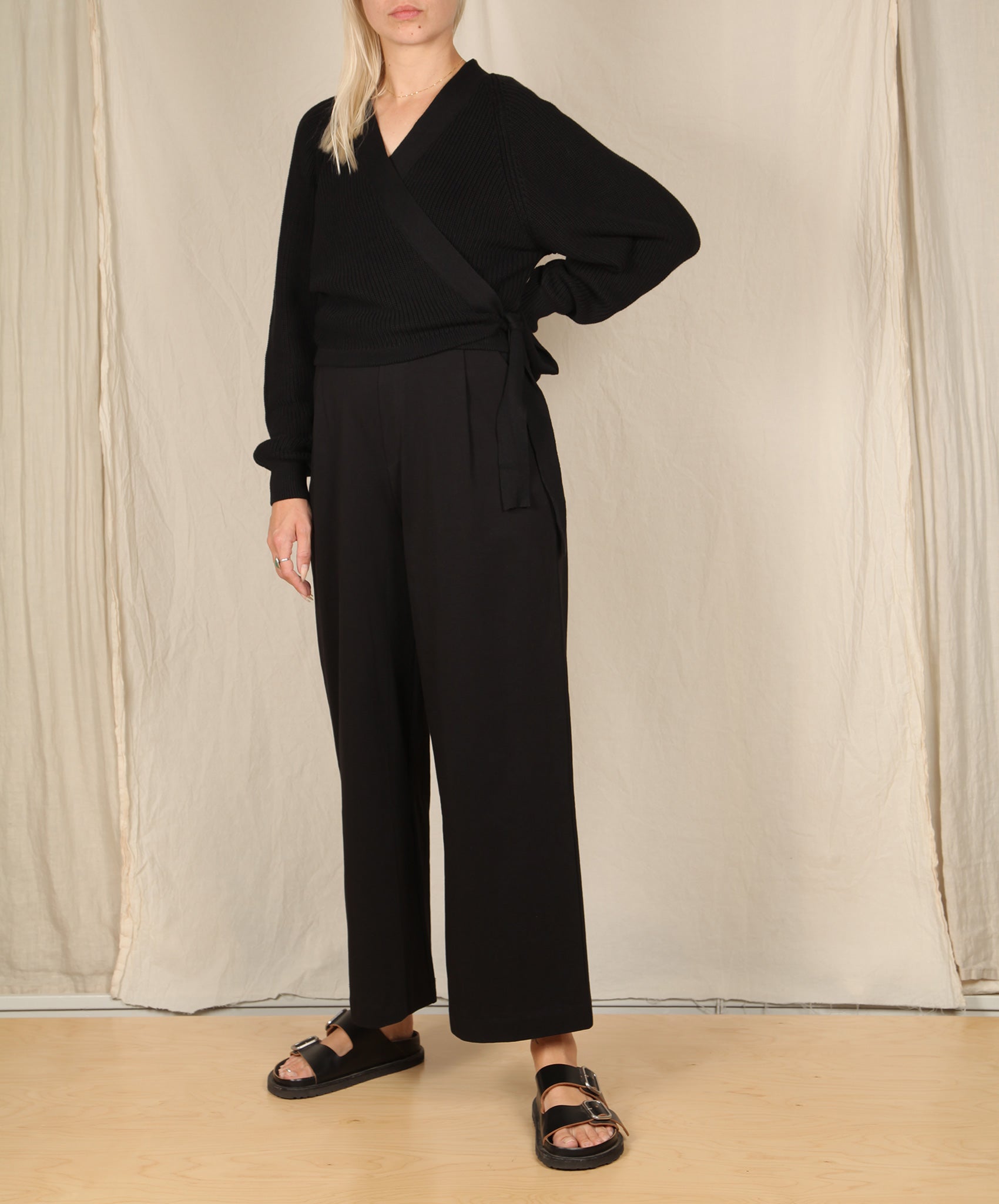 Kowtow- Composure Cardigan // Black
