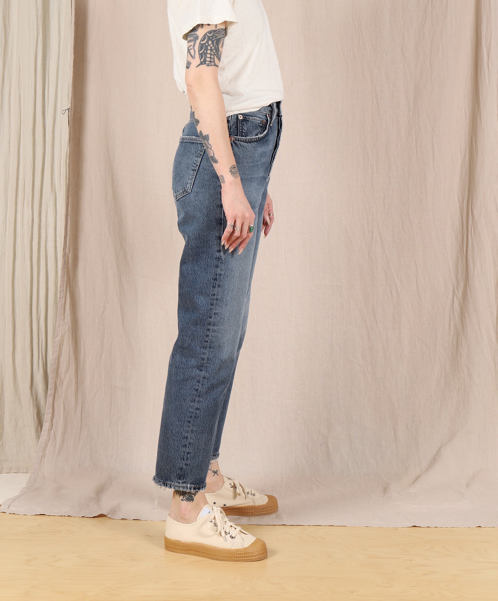 AGOLDE-90’s High Rise Crop // Oblique