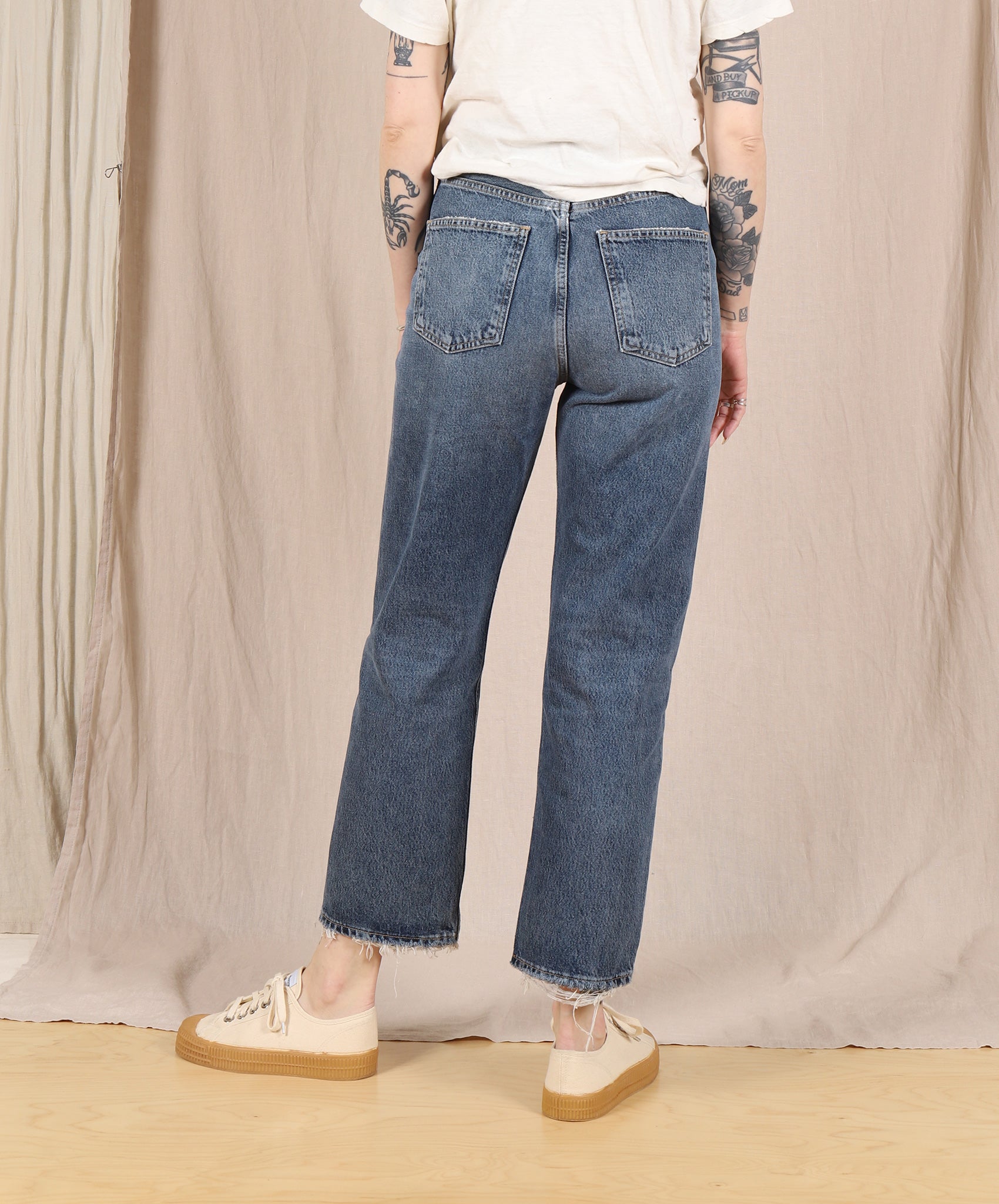 AGOLDE-90’s High Rise Crop // Oblique