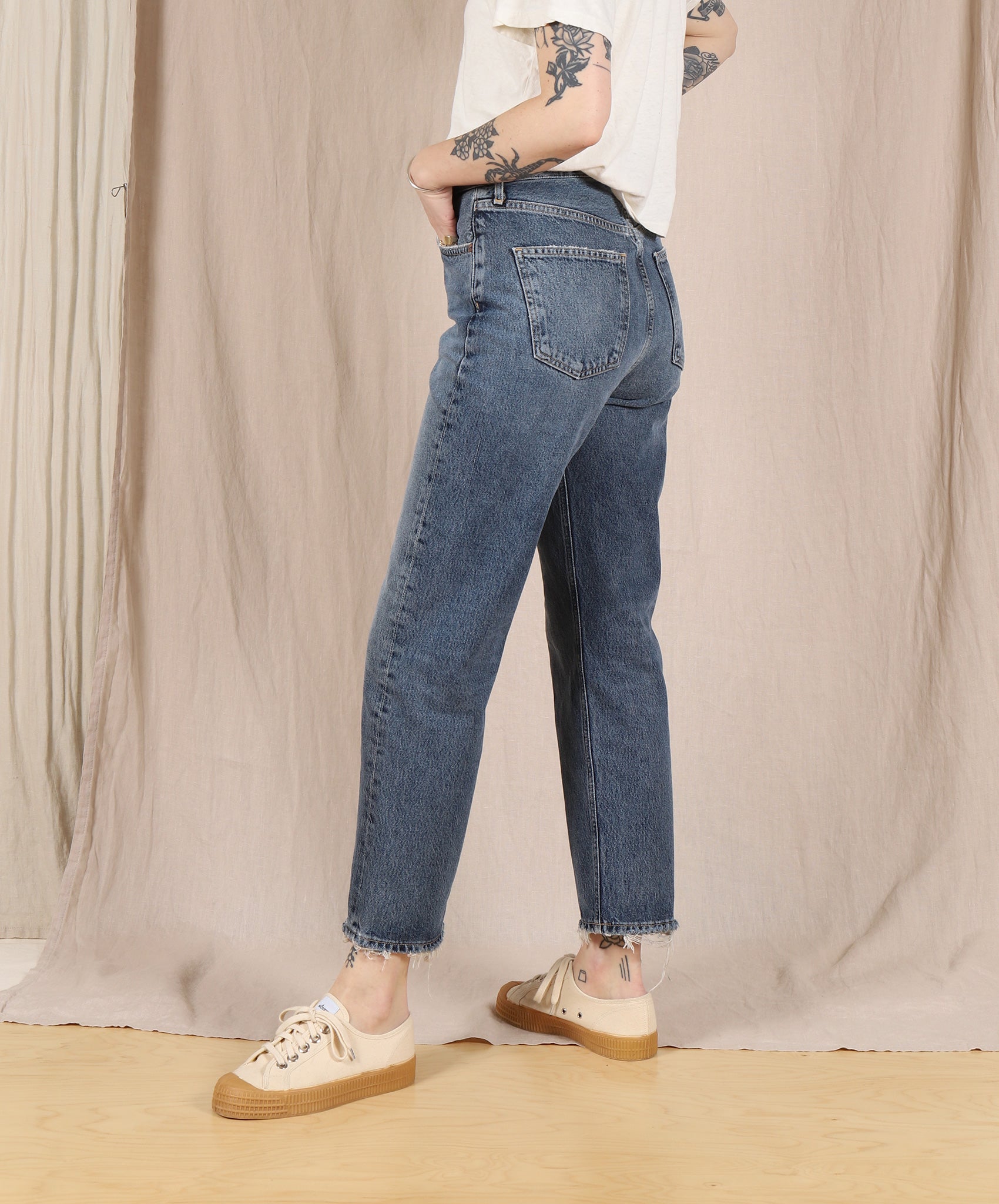 AGOLDE-90’s High Rise Crop // Oblique