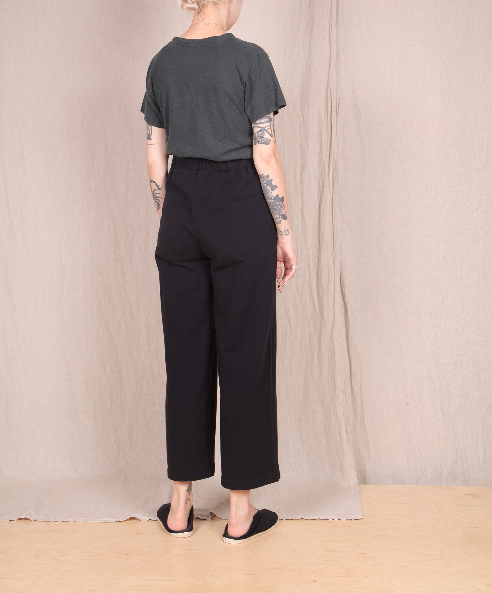 Beaumont Organic-Winona  Organic Cotton Trousers // Black